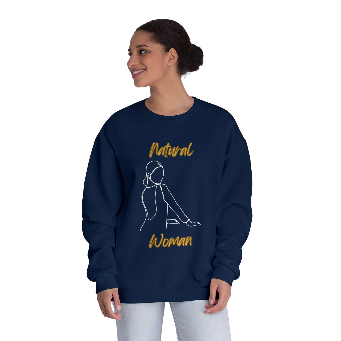 Natural Woman Hands Ready (WL) Crewneck Sweatshirt