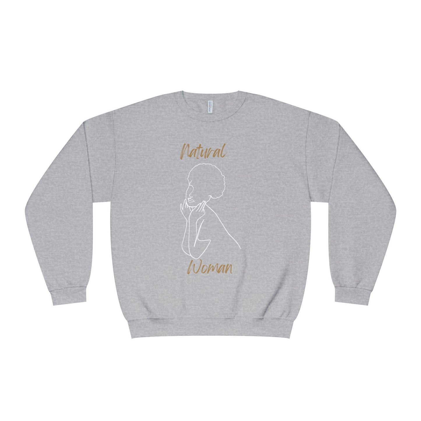 Natural Woman Cute Afro (WL) Crewneck Sweatshirt