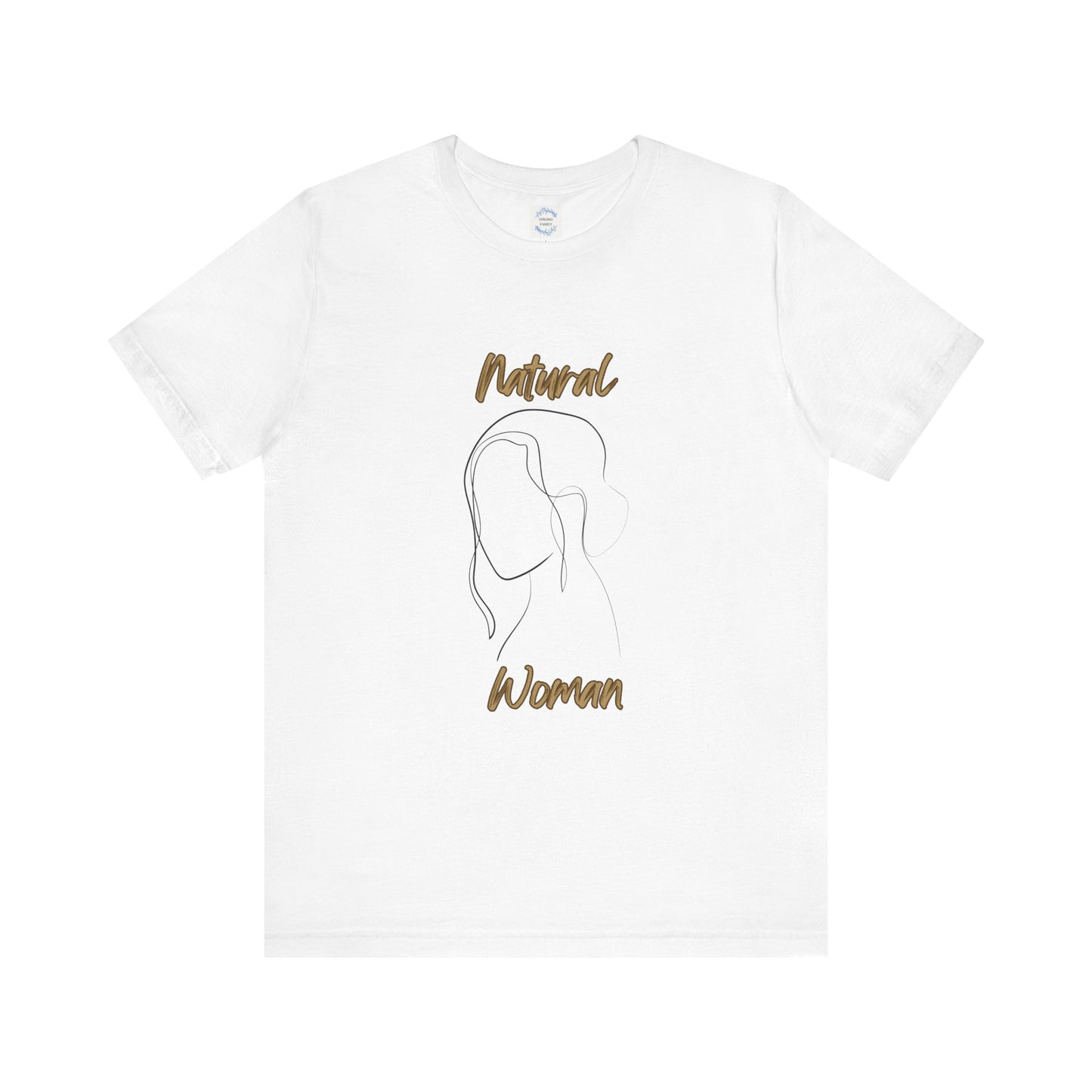 Natural Woman Hanging hair (BL) Short Sleeve T-Shirt