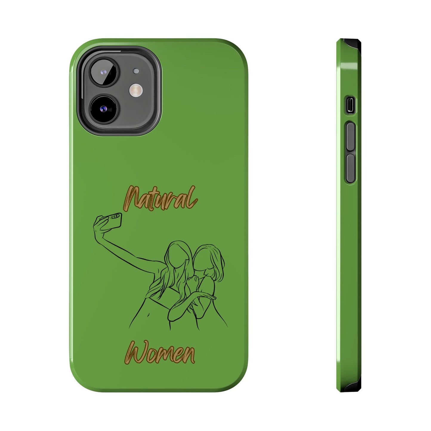 Natural Woman Friends Selfie (BL)Tough Phone Cases GREEN