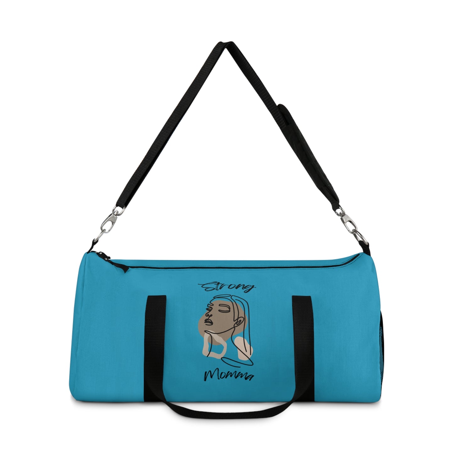 Strong Momma (BL) Duffel Bag TURQUOISE
