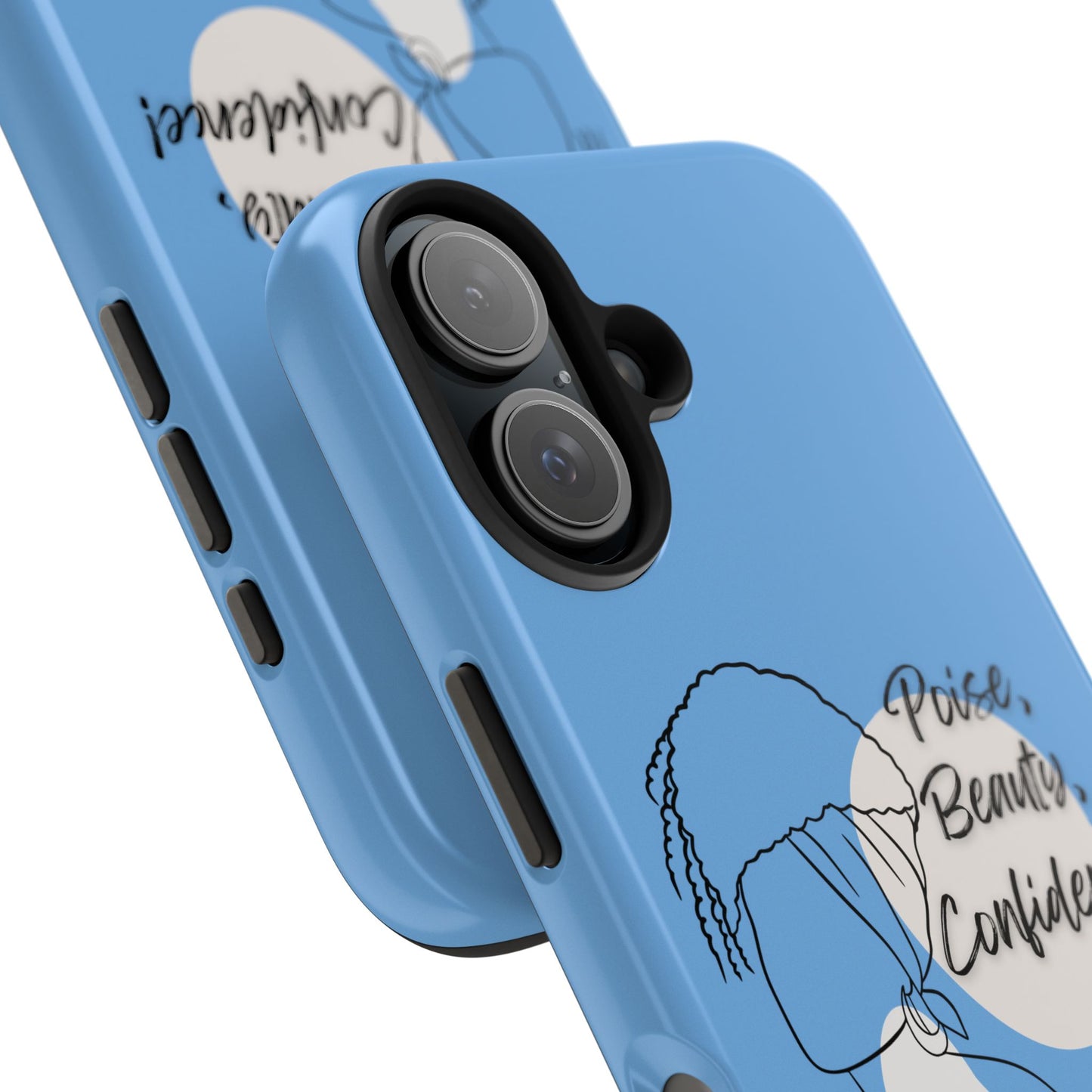 Natural Woman Puff (BL)Tough Phone Cases LIGHT BLUE
