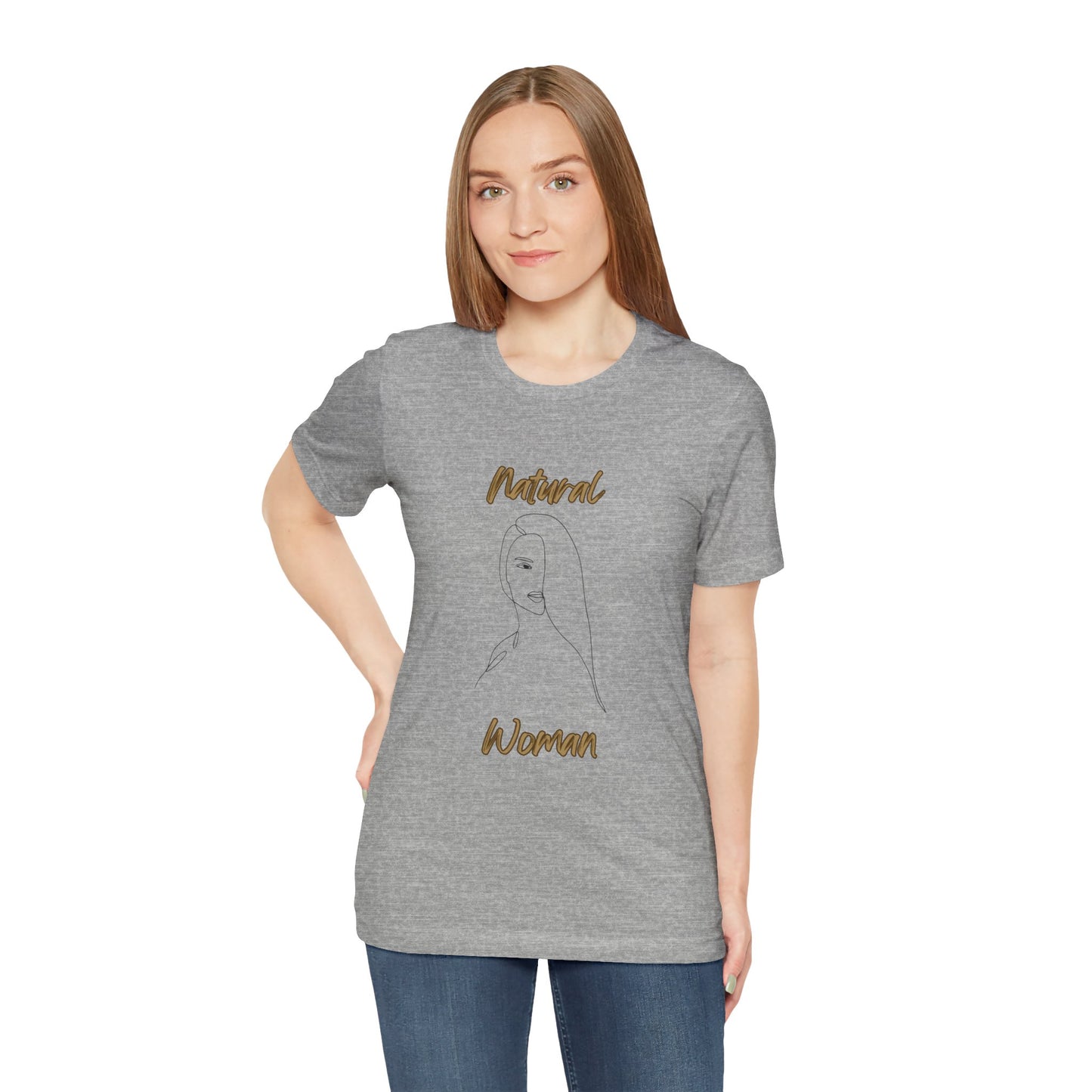 Natural Woman Covered Eye (BL) Short Sleeve T-Shirt