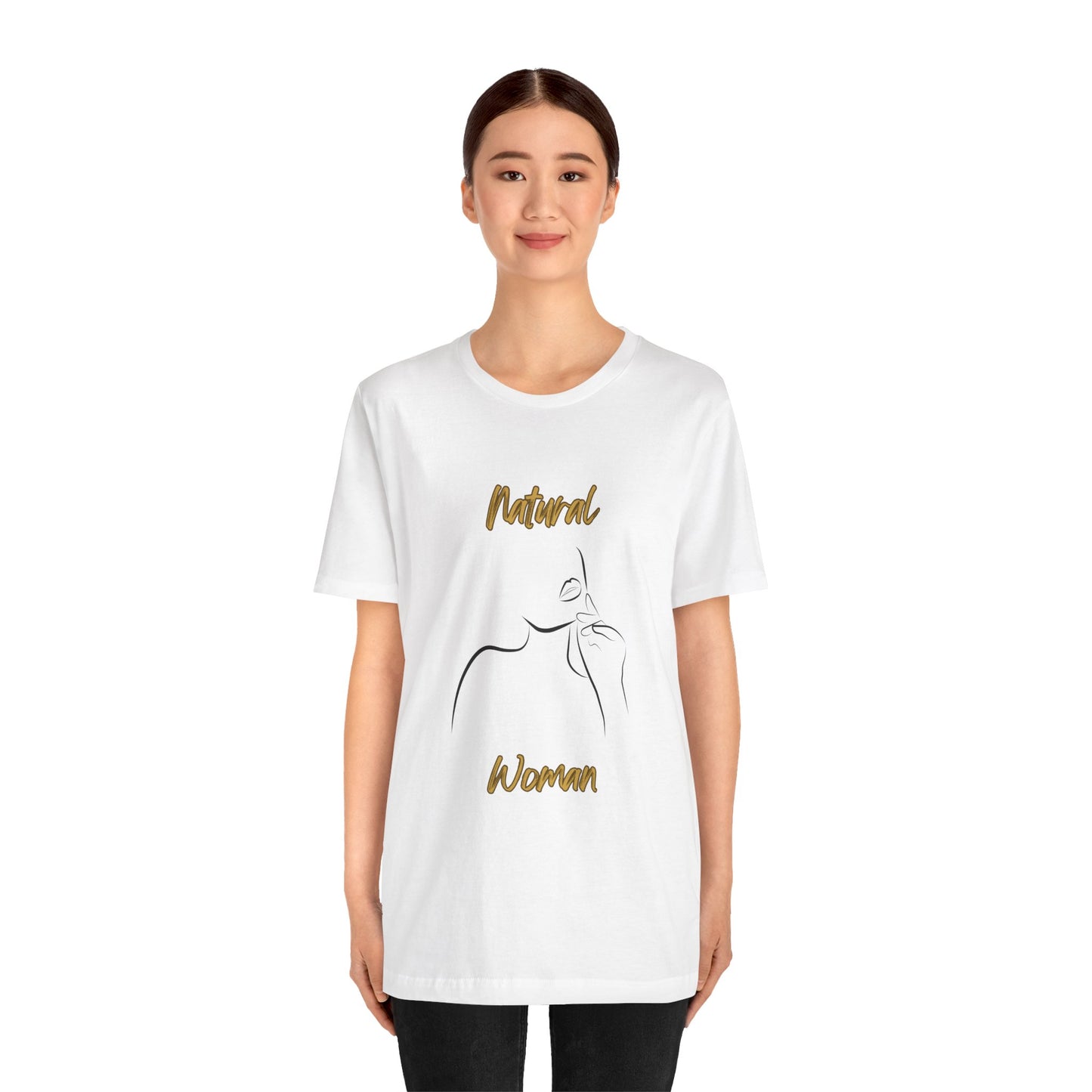 Natural Woman Chin Up (BL) Short Sleeve T-Shirt