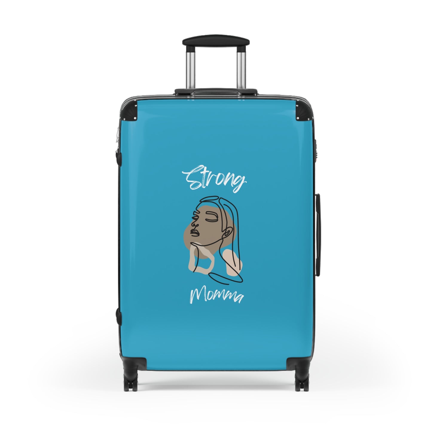 Strong Momma (WL) Luggage Bags TURQUOISE