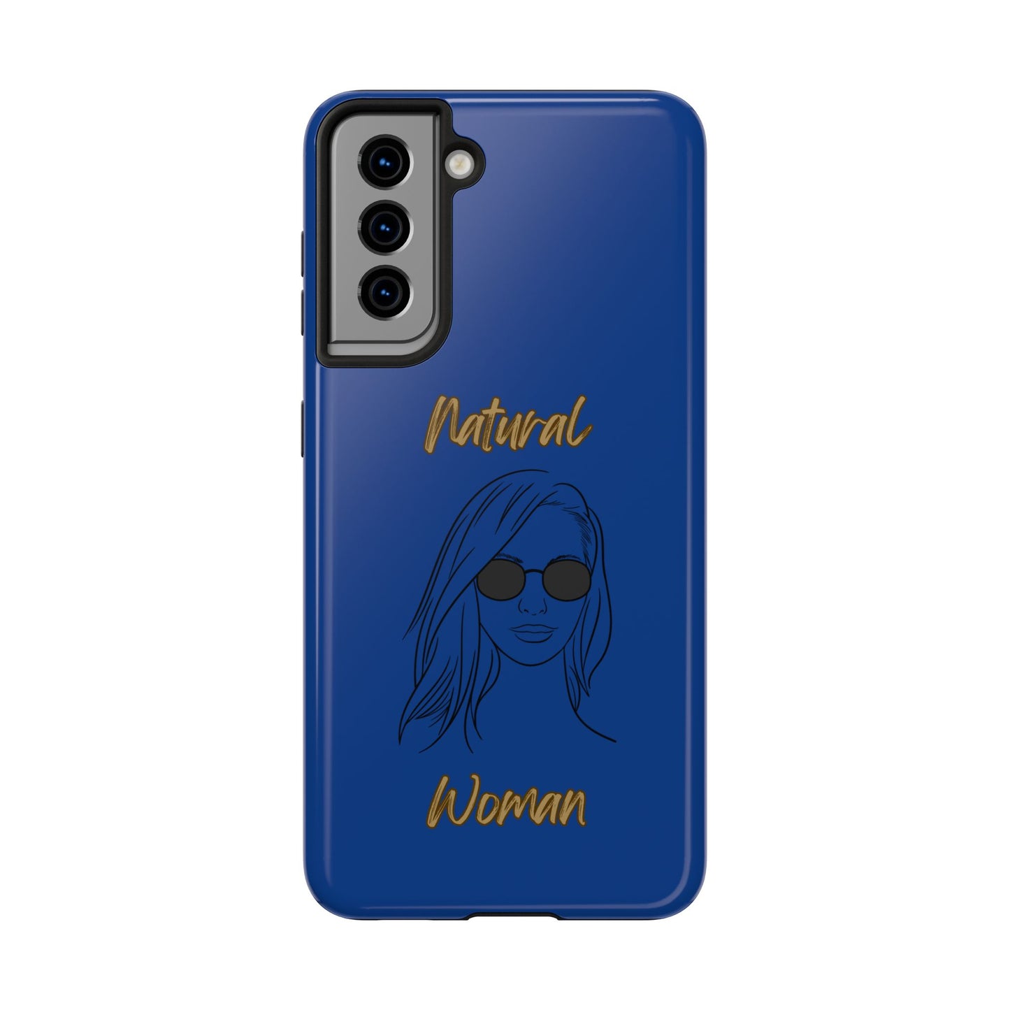 Natural Woman Shades (BL)Tough Phone Cases DARK BLUE