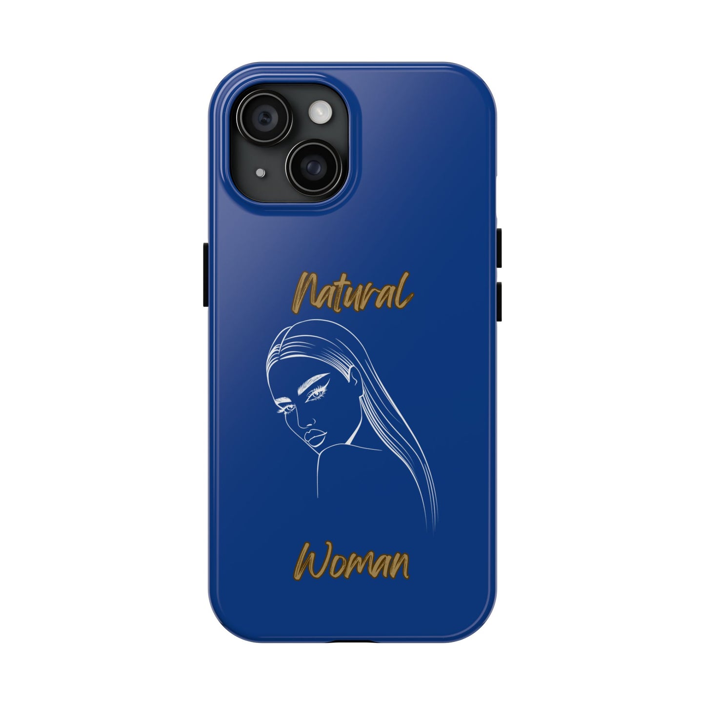 Natural Woman The Stare (WL)Tough Phone Cases DARK BLUE