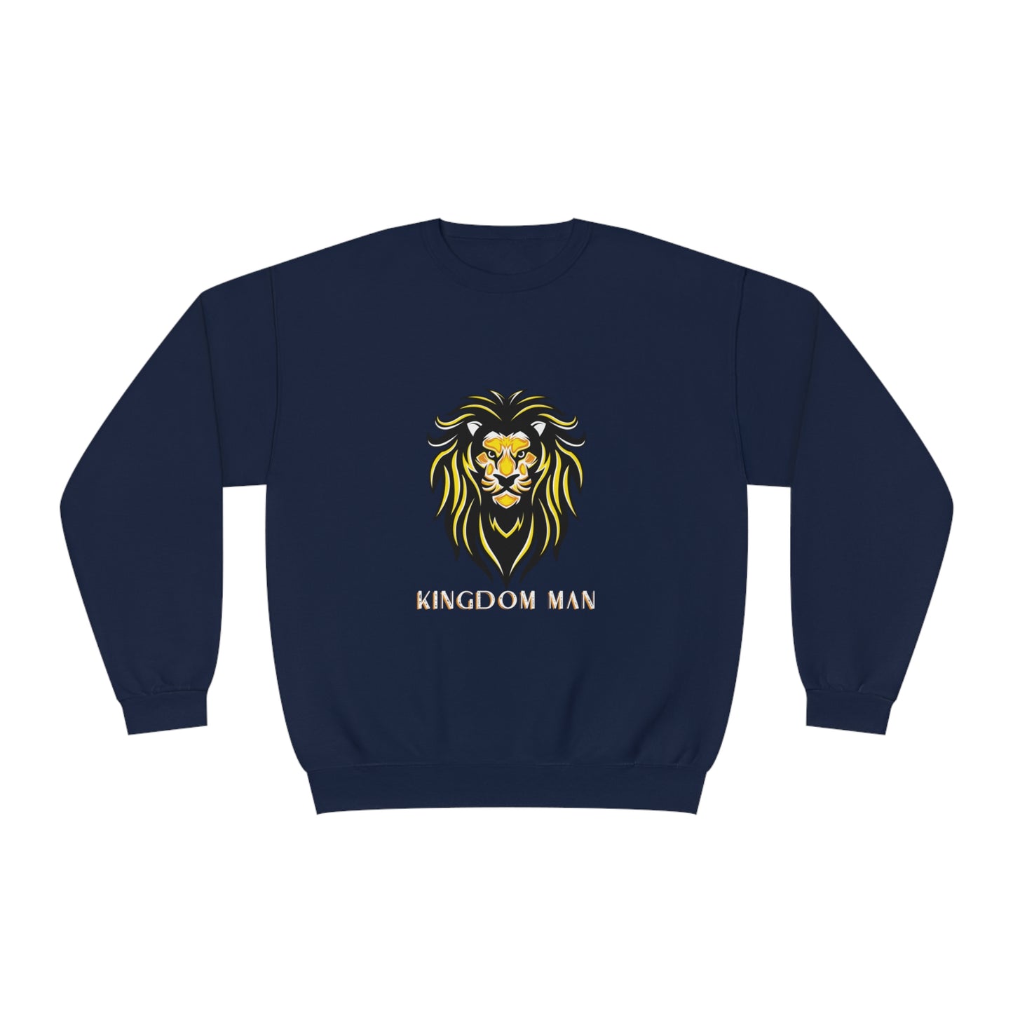 Kingdom Man (White/Gold) Crewneck Sweatshirt