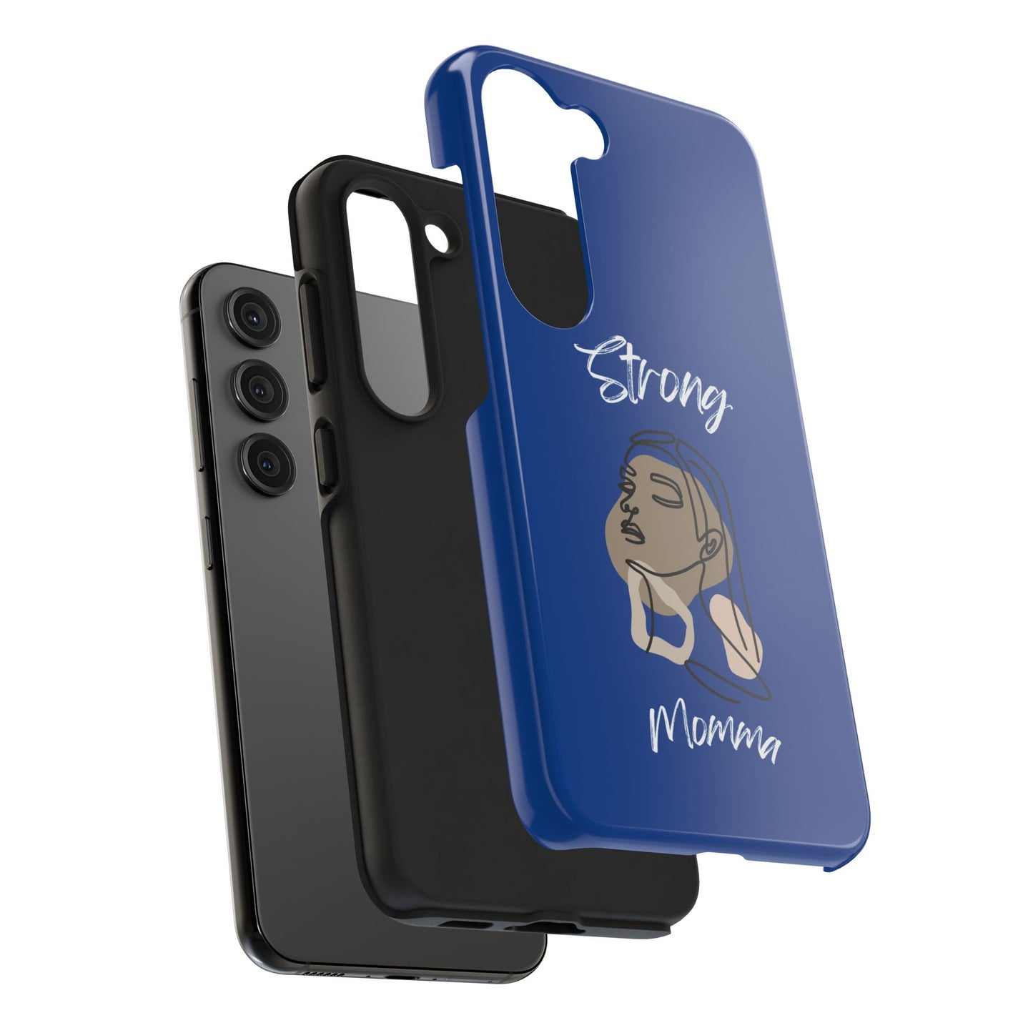 Strong Momma (WL) Tough Phone Cases DARK BLUE