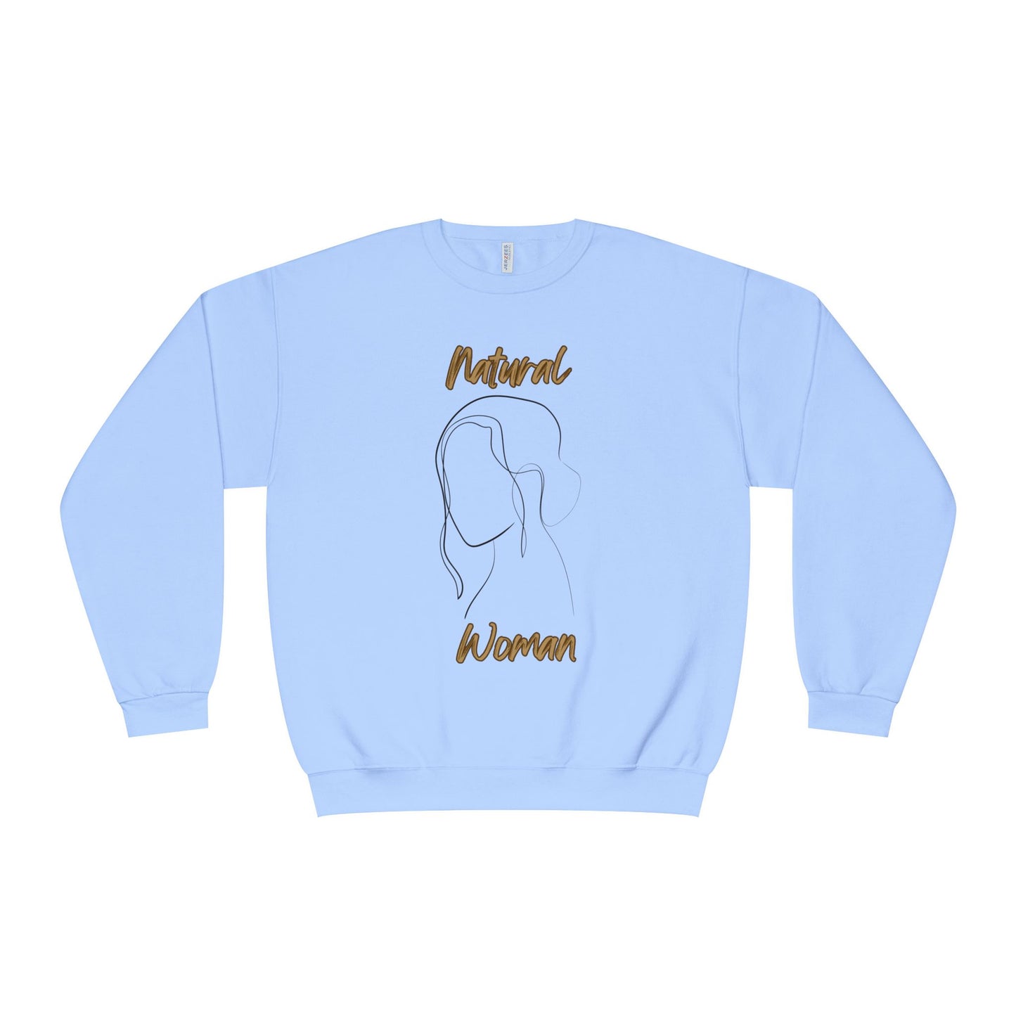 Natural Woman Hanging hair (BL) Crewneck Sweatshirt