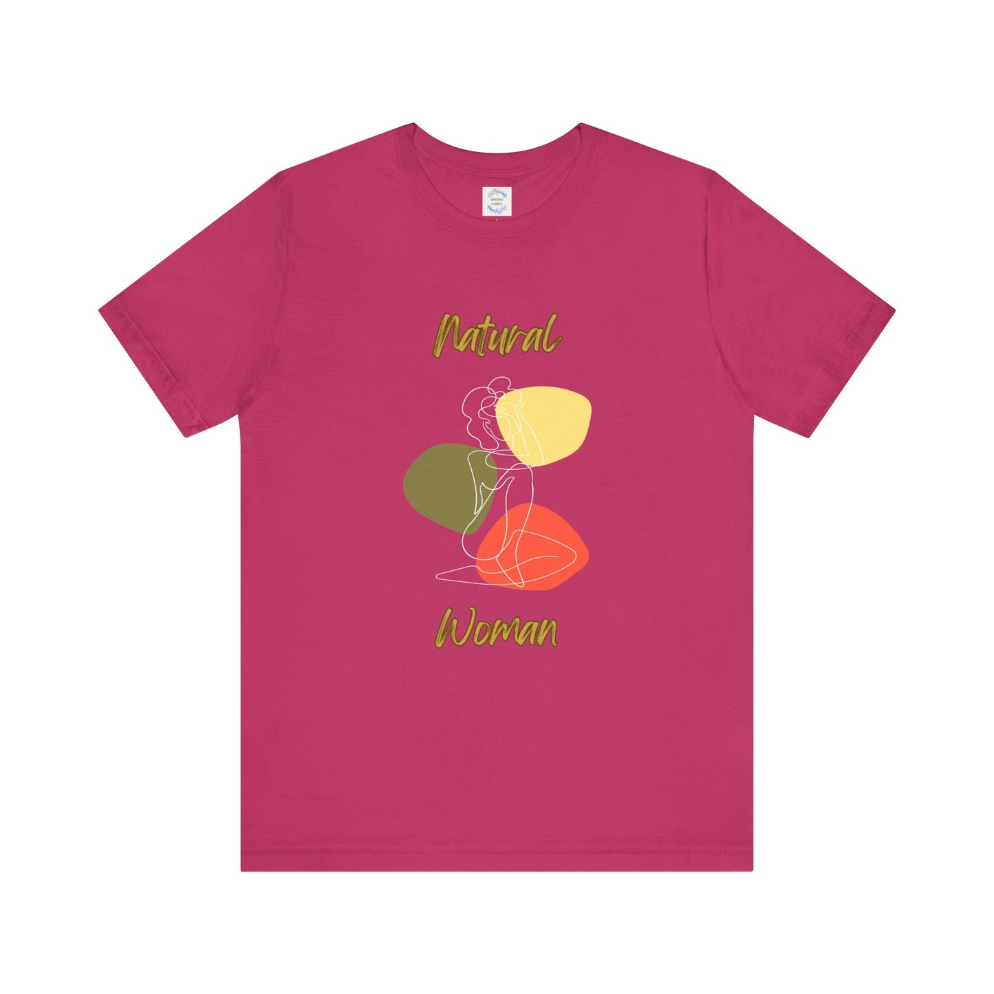 Natural Woman Colorful Pose (WL) Short Sleeve T-Shirt
