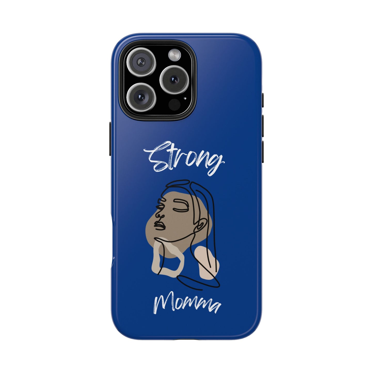 Strong Momma (WL) Tough Phone Cases DARK BLUE