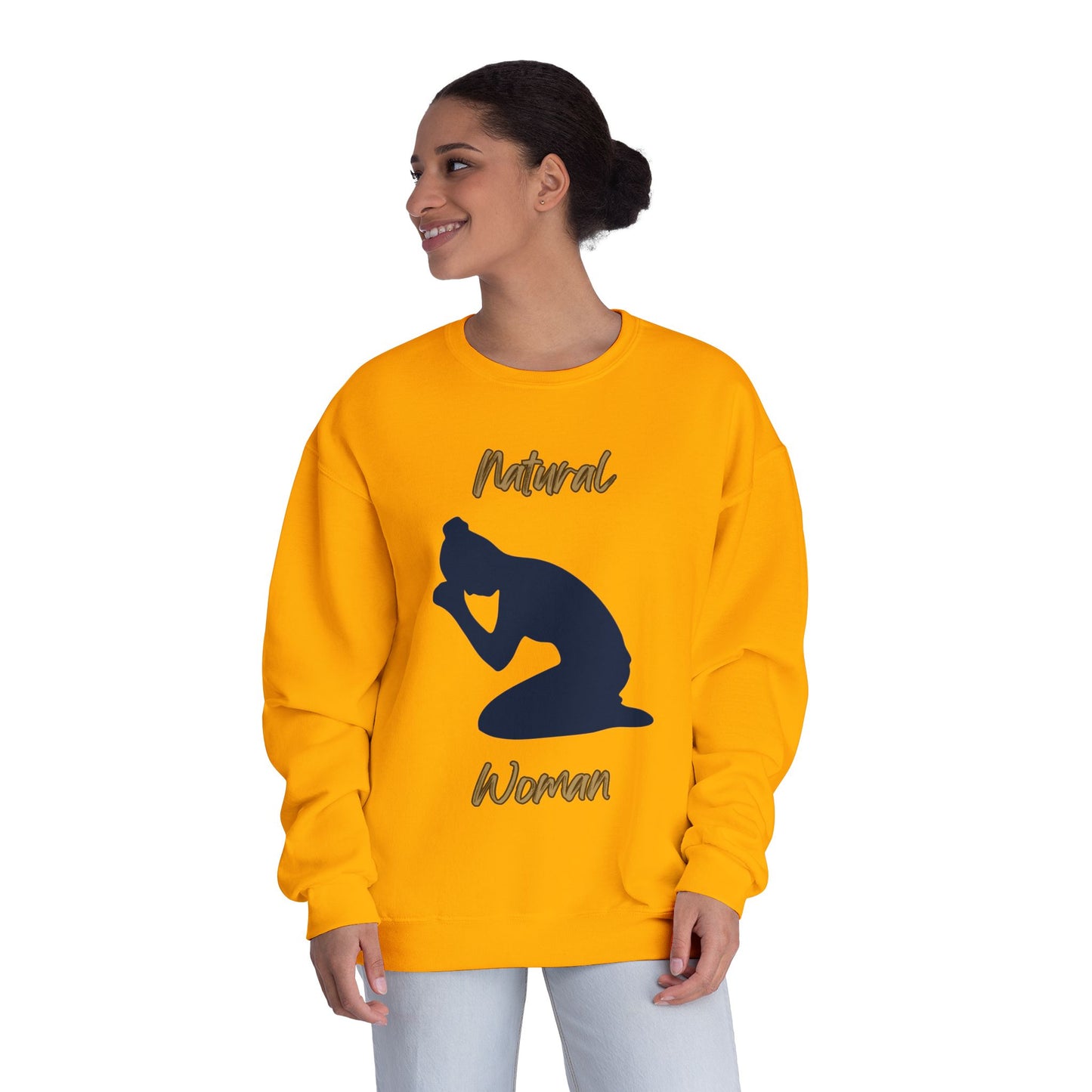 Natural Woman Pray (BL) Crewneck Sweatshirt
