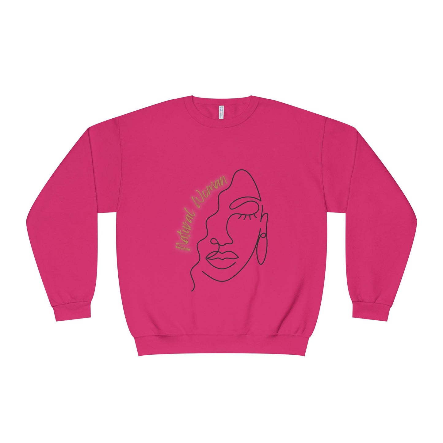 Natural Woman Half Face (BL) Crewneck Sweatshirt