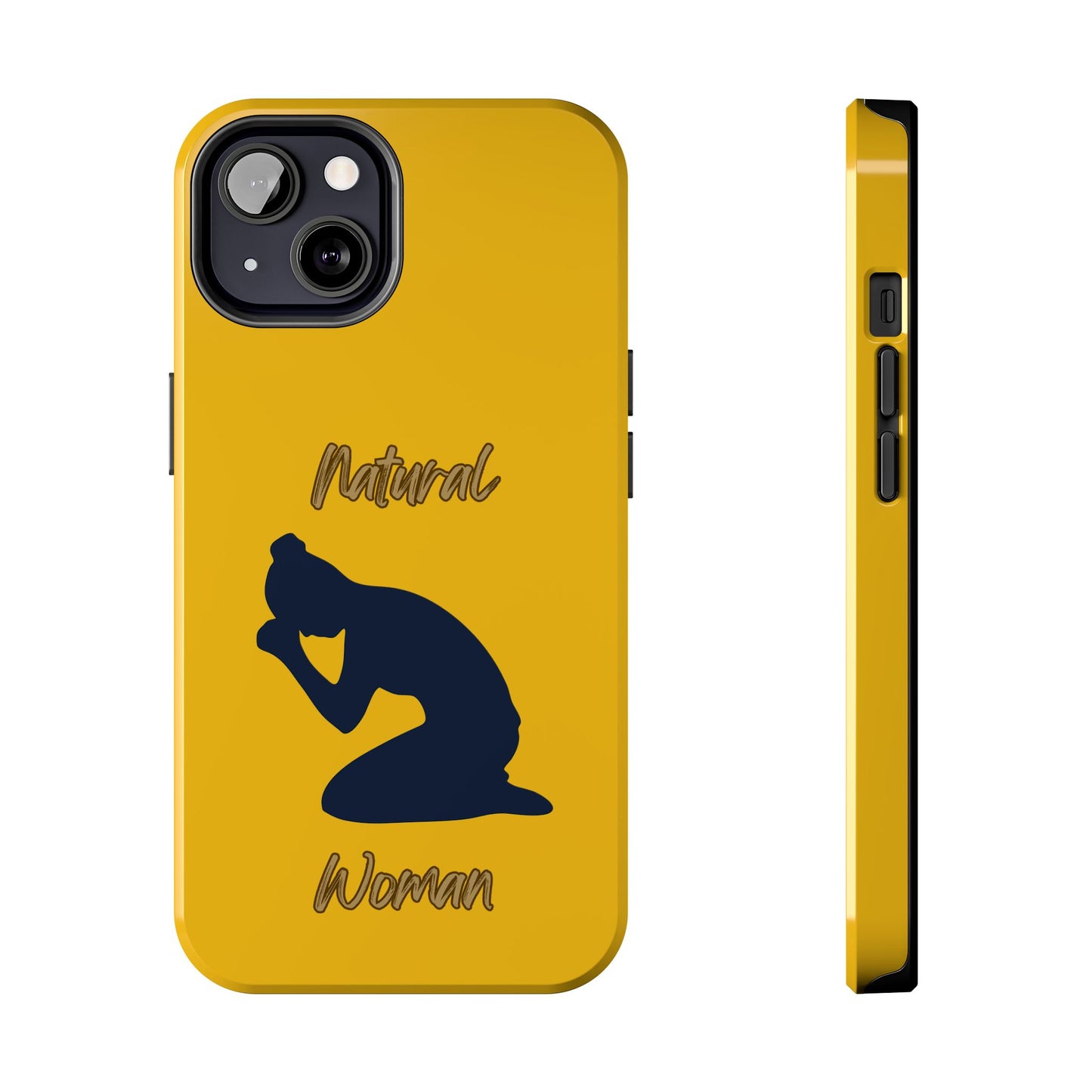 Natural Woman Pray (BL) Tough Phone Cases YELLOW
