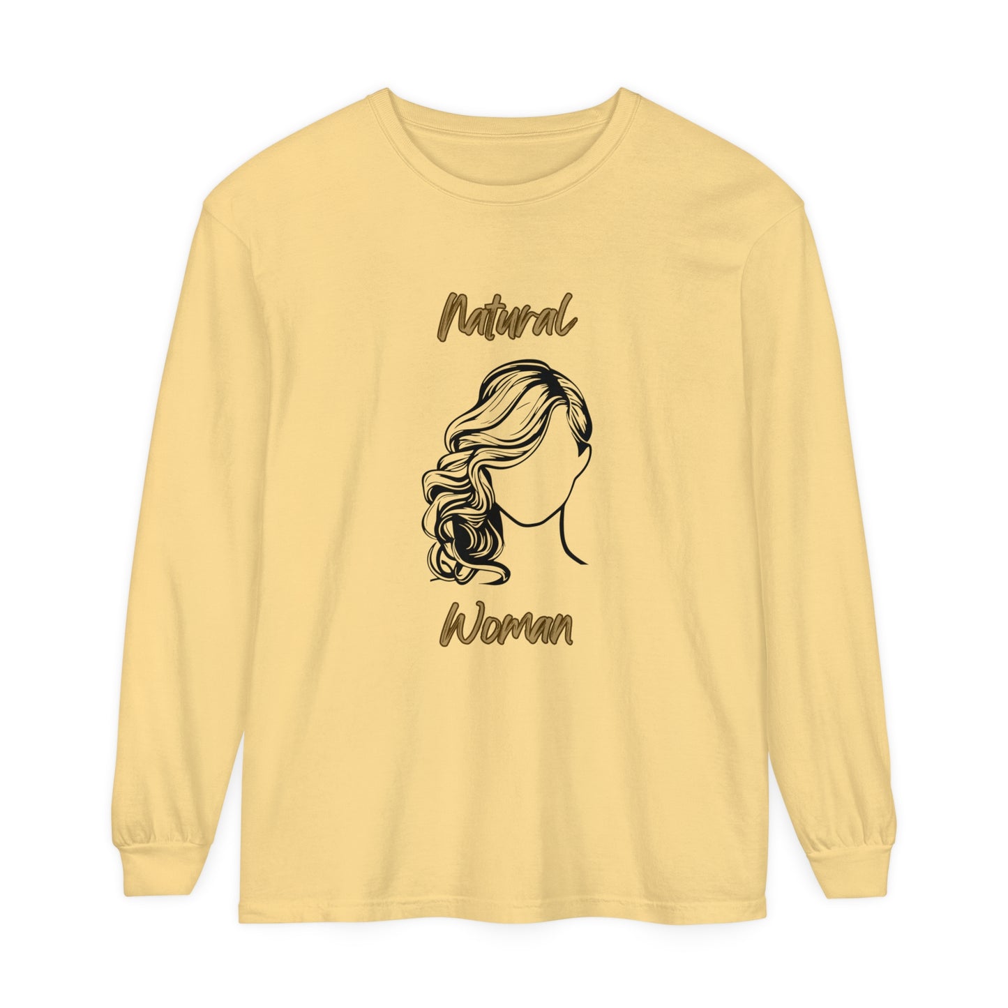 Natural Woman Long Curl (BL) Long Sleeve T-Shirt
