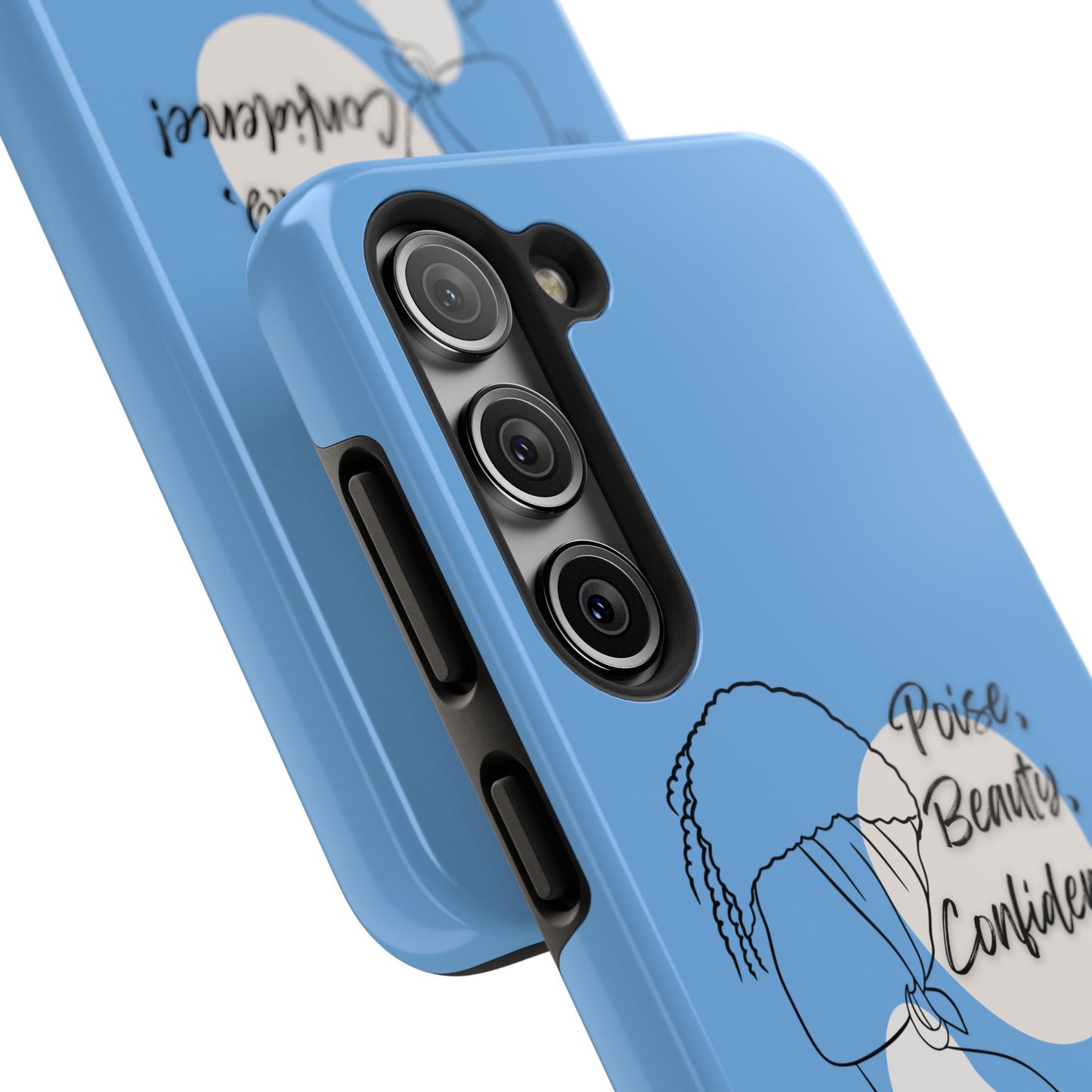 Natural Woman Puff (BL)Tough Phone Cases LIGHT BLUE