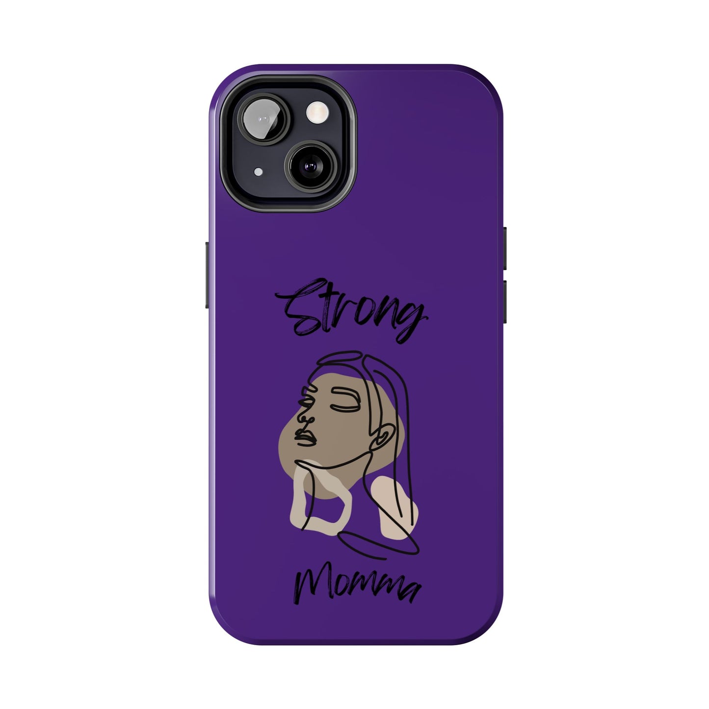 STRONG MOMMA Samsung Galaxy Tough Phone Cases (BL) Purple