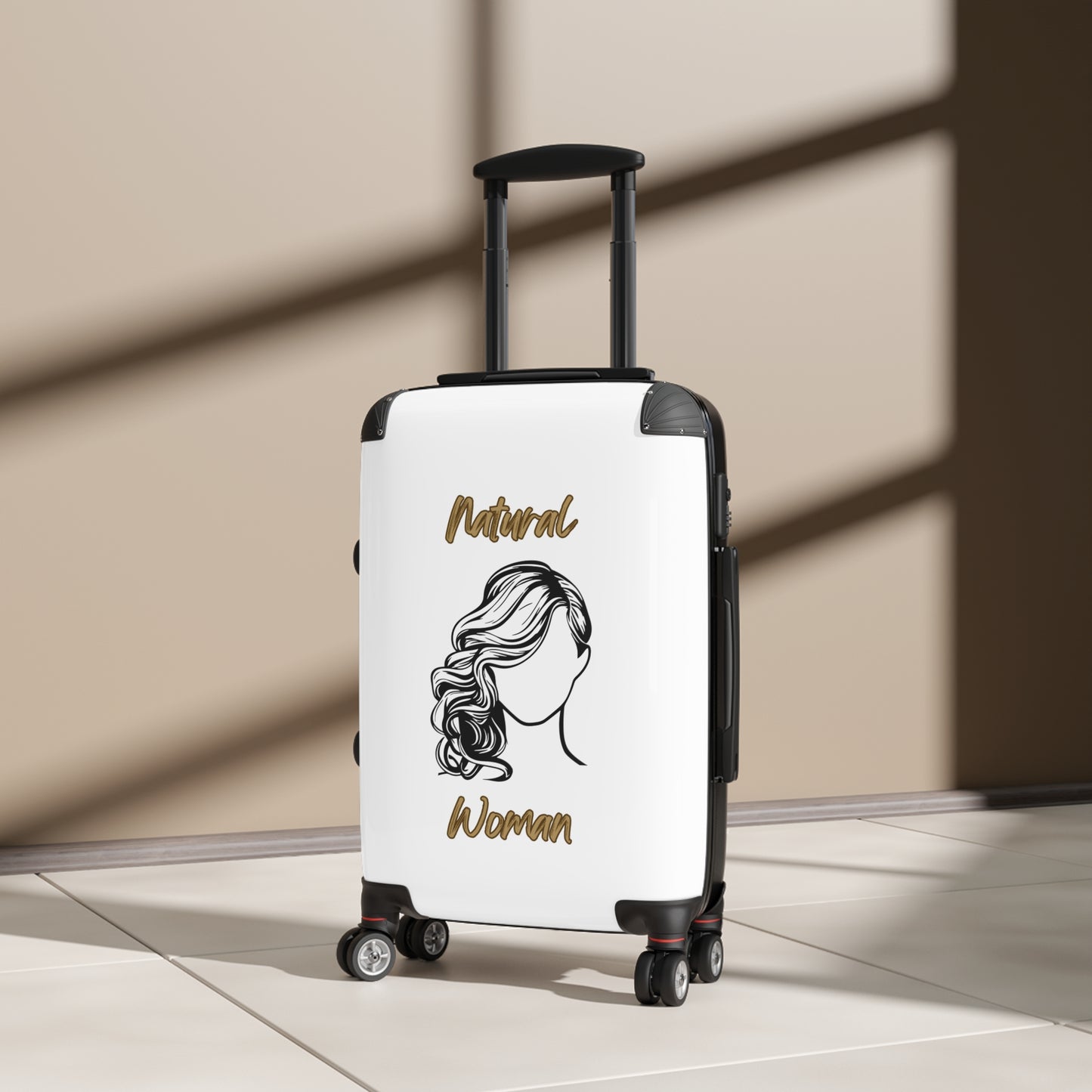Natural Woman Long Curl (BL) Suitcase WHITE