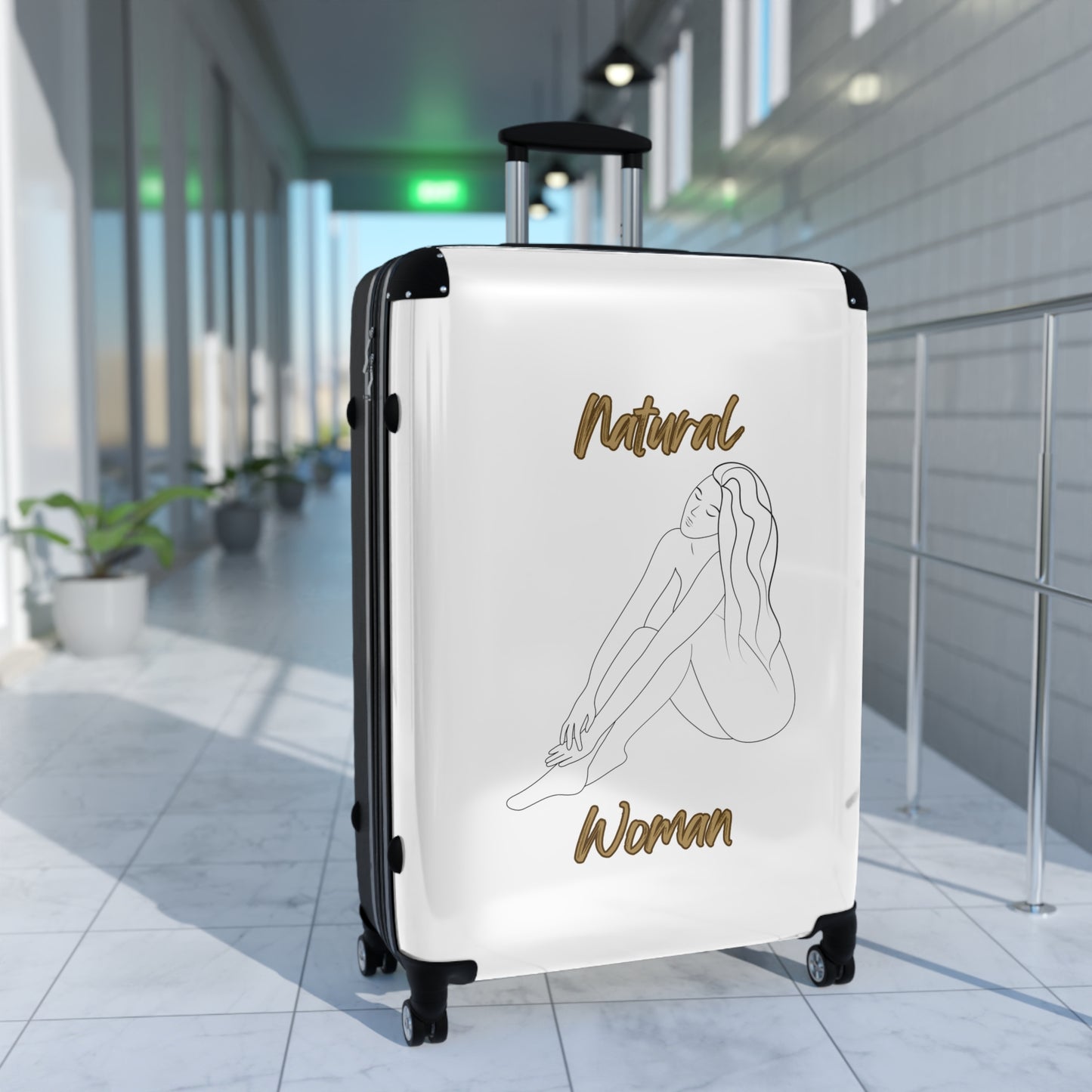 Natural Woman Beauty (BL) Suitcase WHITE