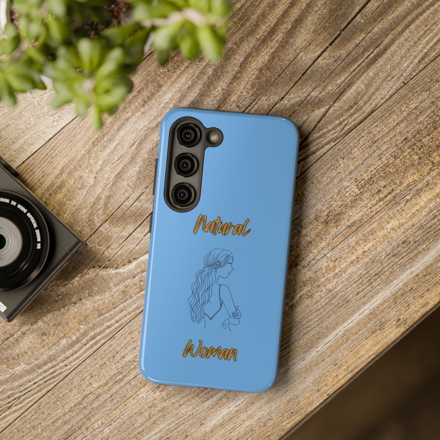 Natural Woman Young Woman (BL)Tough Phone Cases LIGHT BLUE