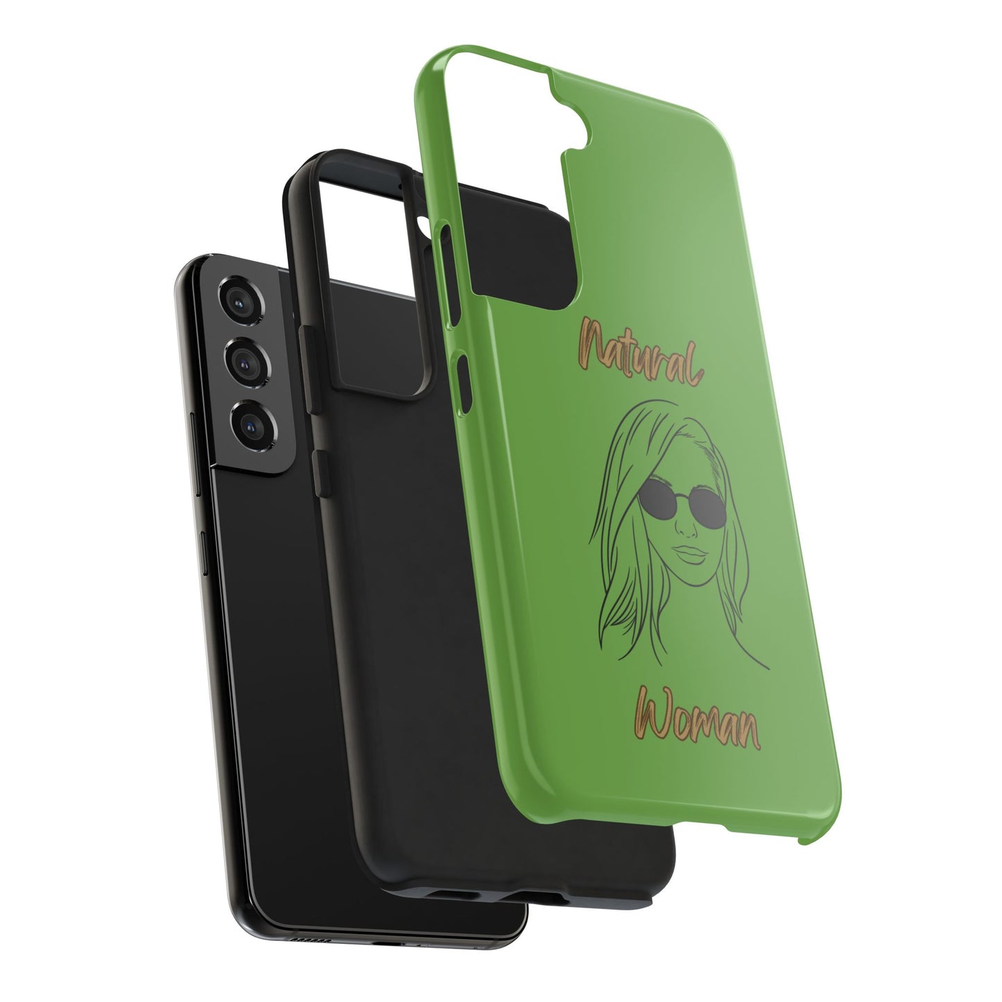 Natural Woman Shades (BL)Tough Phone Cases GREEN