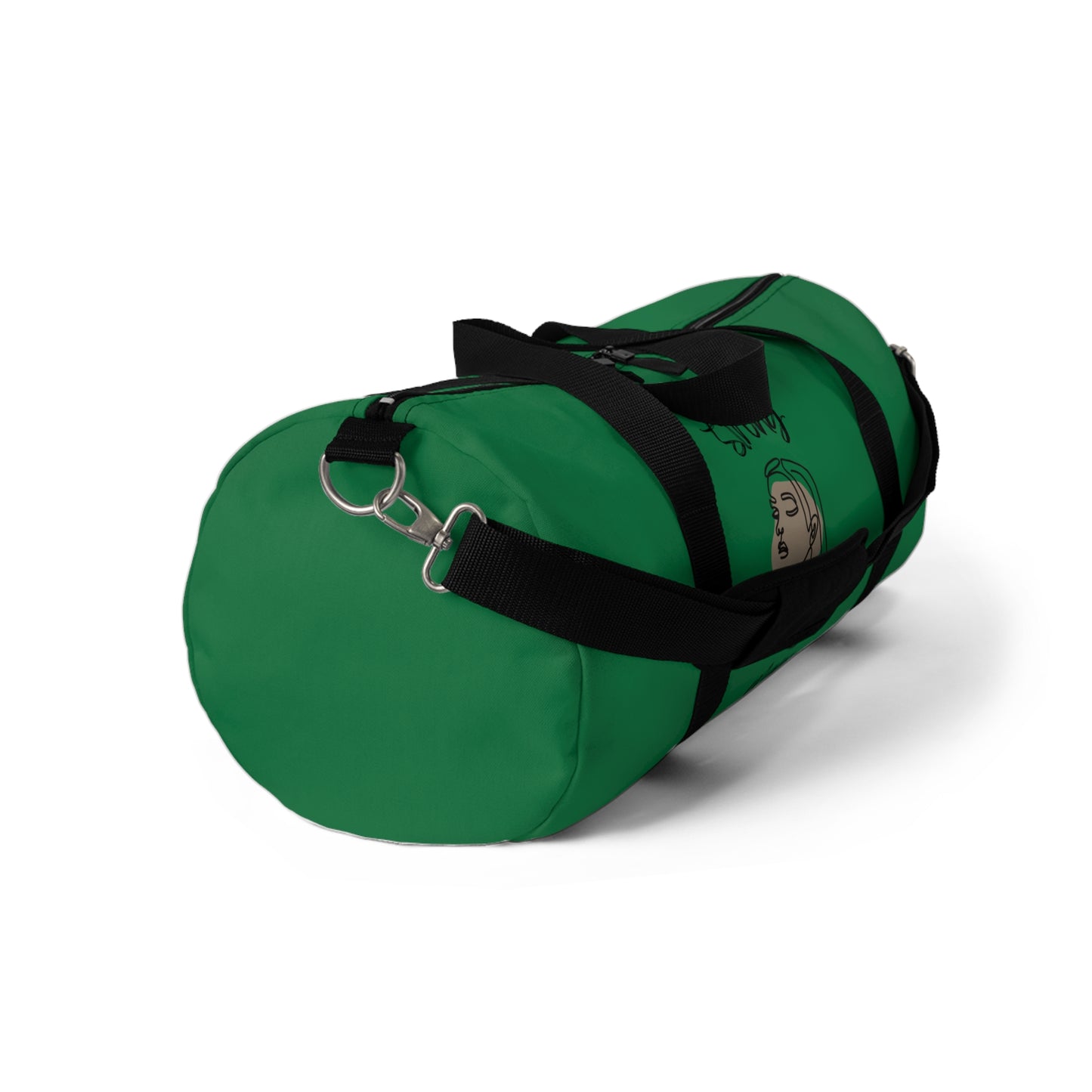 Strong Momma (BL) Duffel Bag DARK GREEN