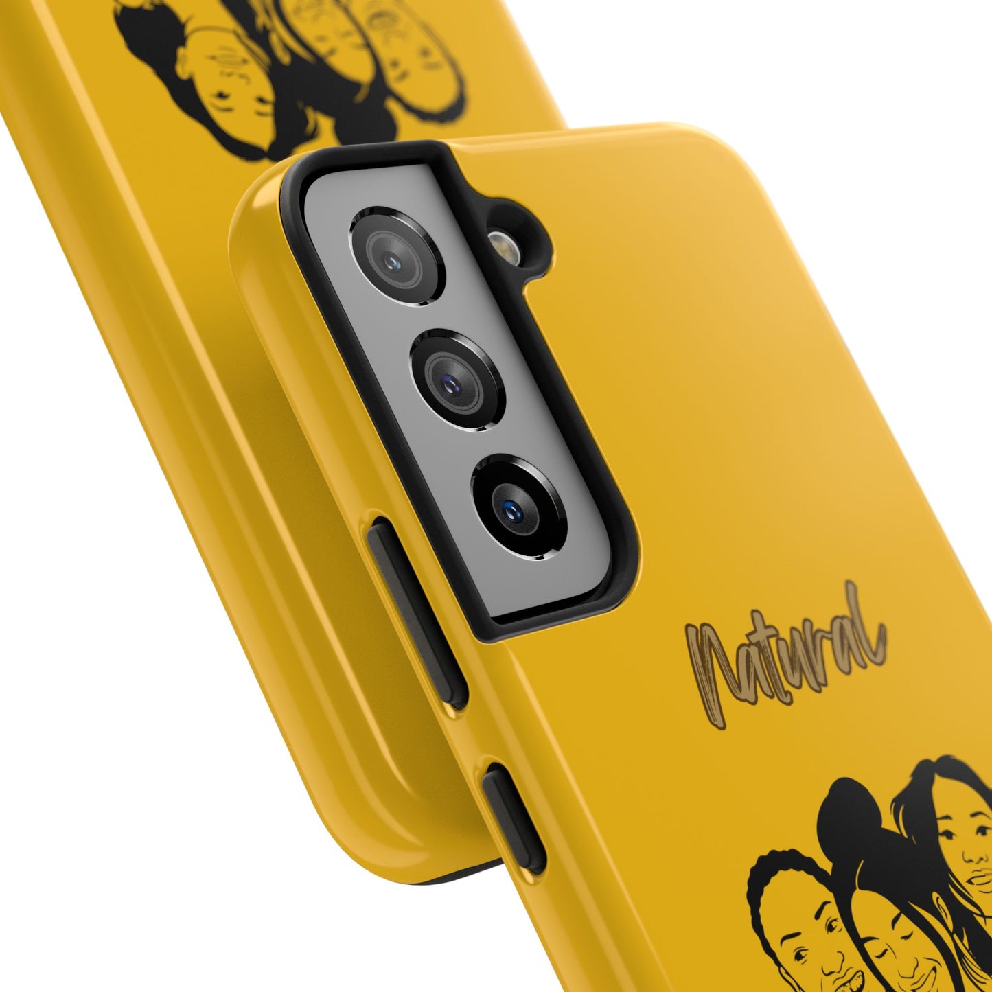 Natural Women Laughing Friends (BL)Tough Phone Cases YELLOW