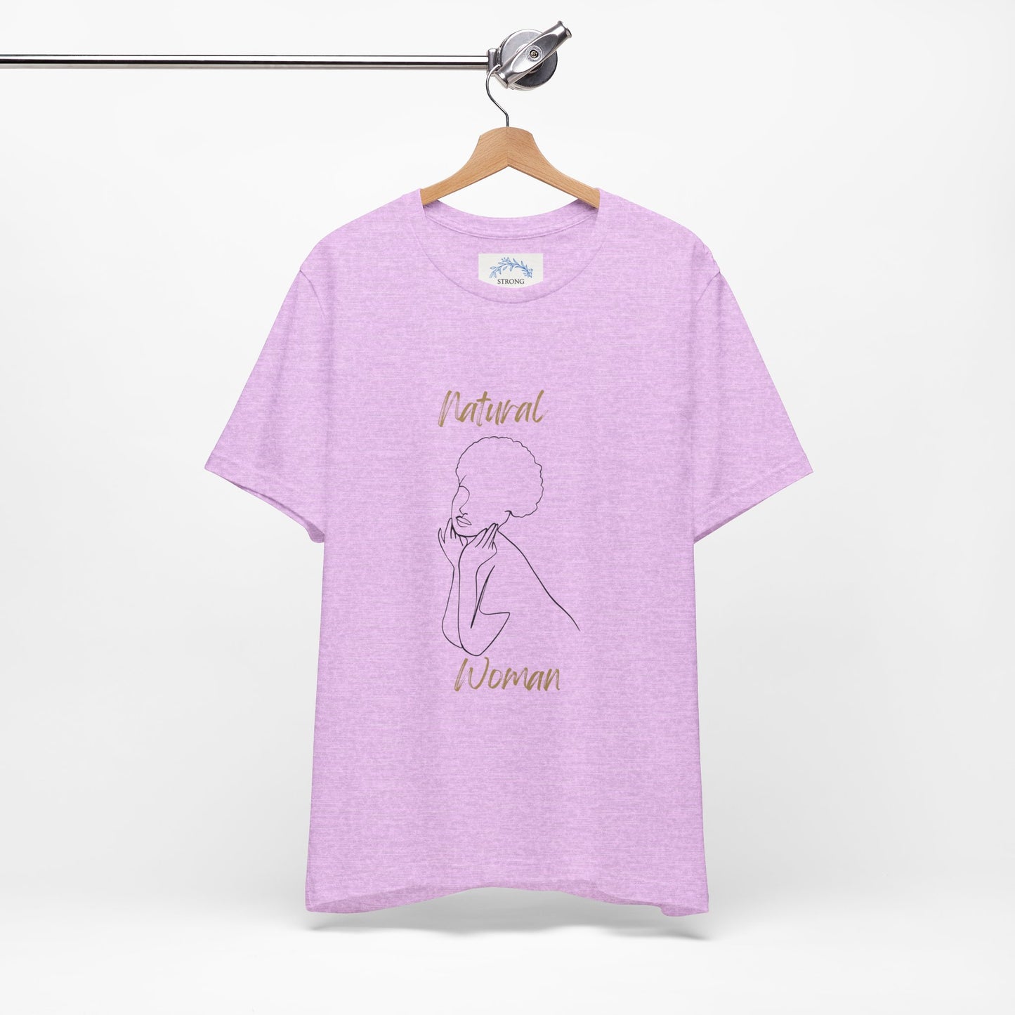 Natural Woman Cute Afro (BL) Short Sleeve T-Shirt