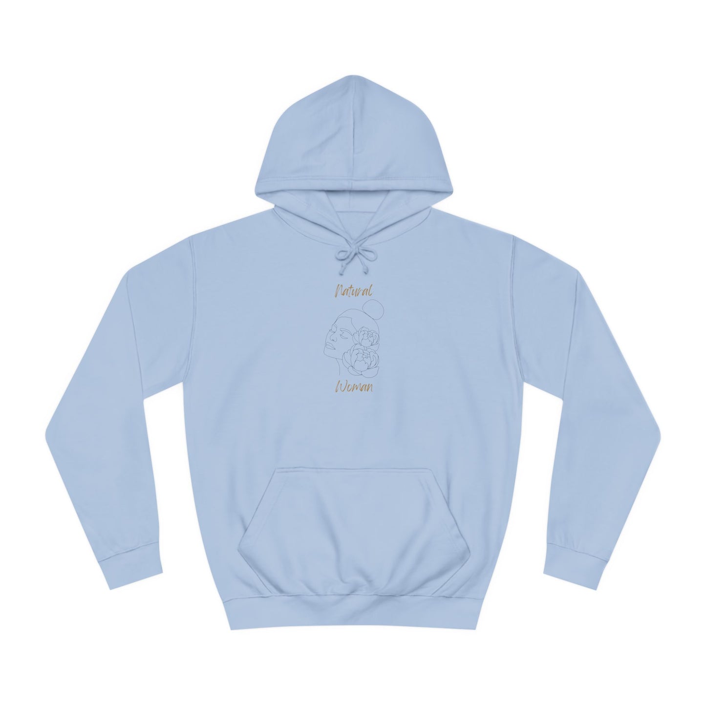 Natural Woman Bun (BL) Hoodie