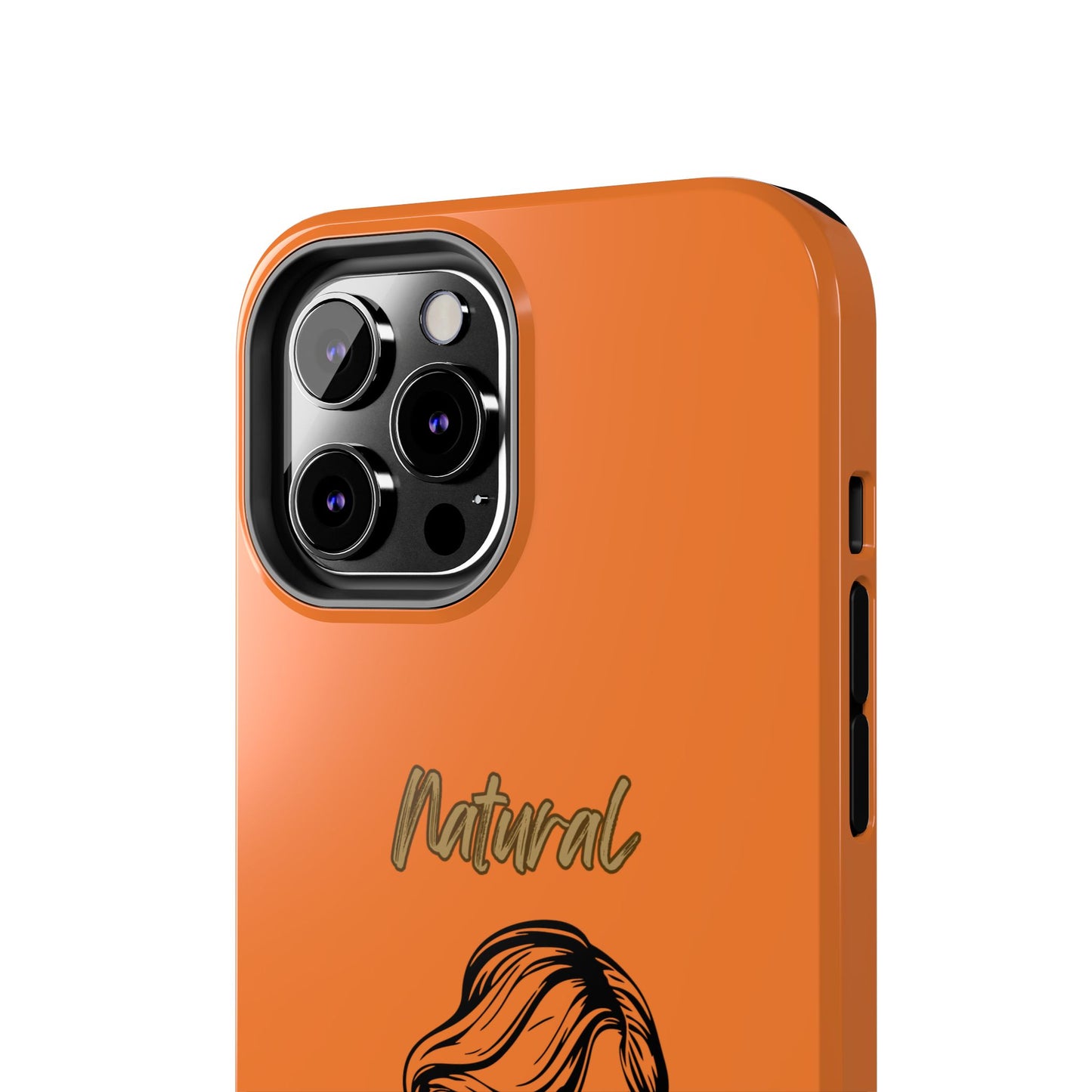 Natural Woman Long Curl (BL)Tough Phone Cases CRUSTA