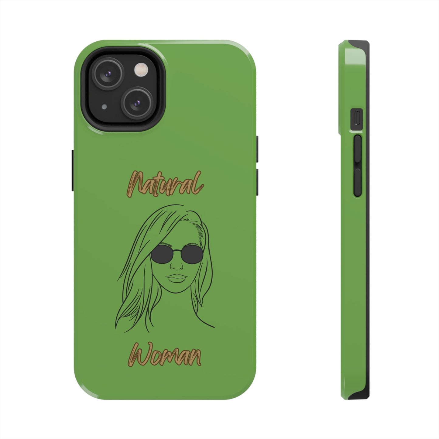Natural Woman Shades (BL)Tough Phone Cases GREEN