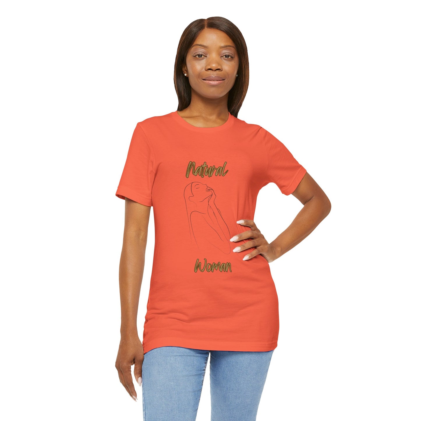 Natural Woman Thank You (BL) Short Sleeve T-Shirt