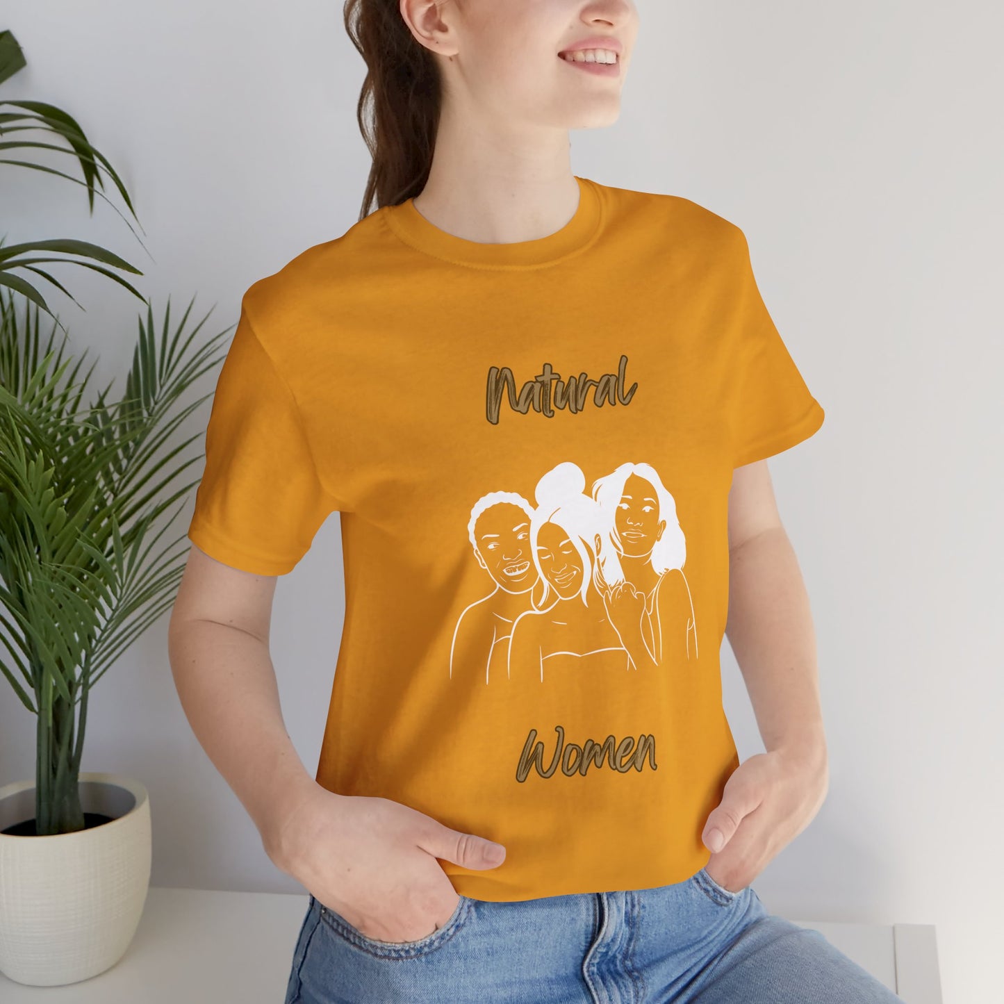 Natural Woman Laughing Friends (WL) Short Sleeve T-Shirt
