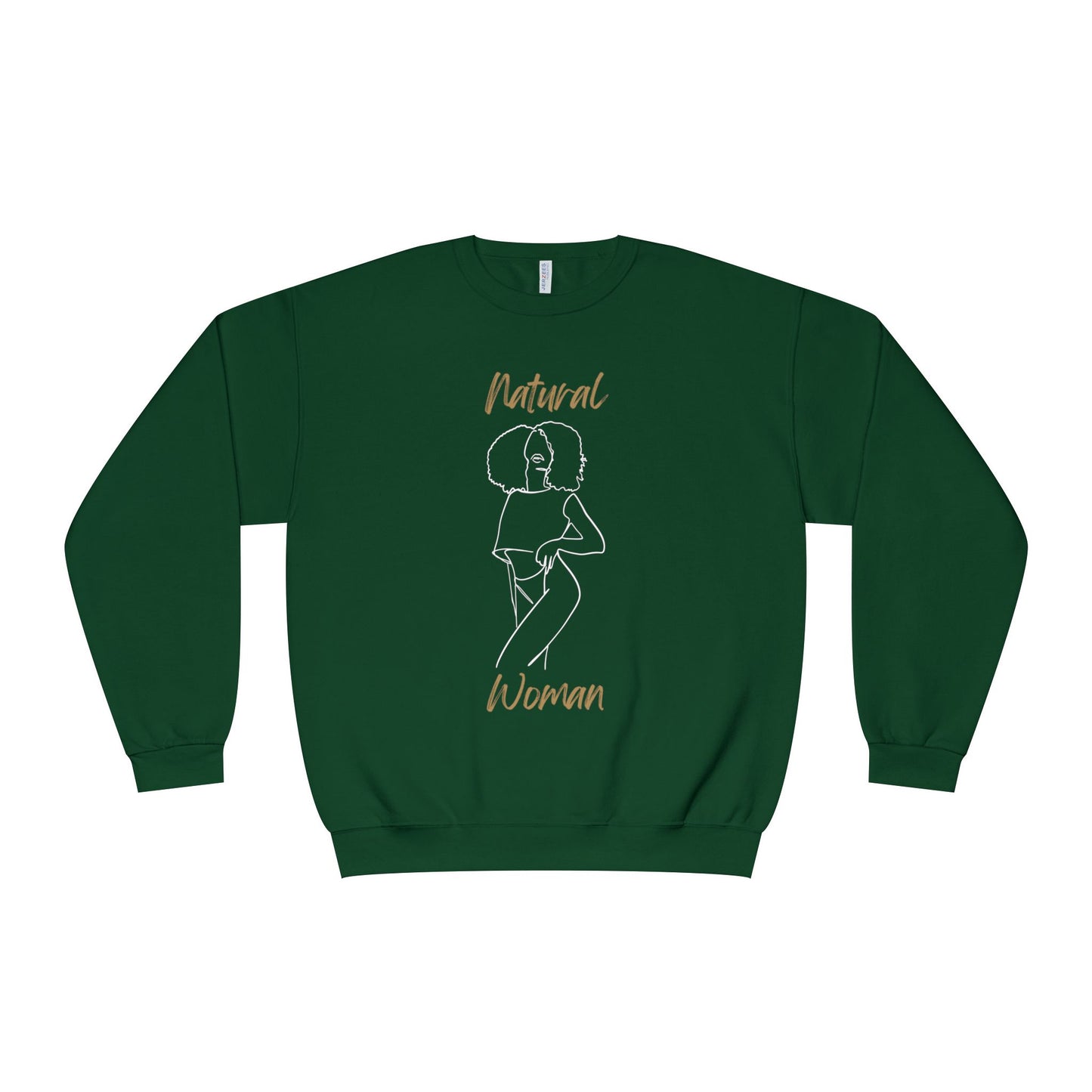 Natural Woman Pose (WL) Crewneck Sweatshirt