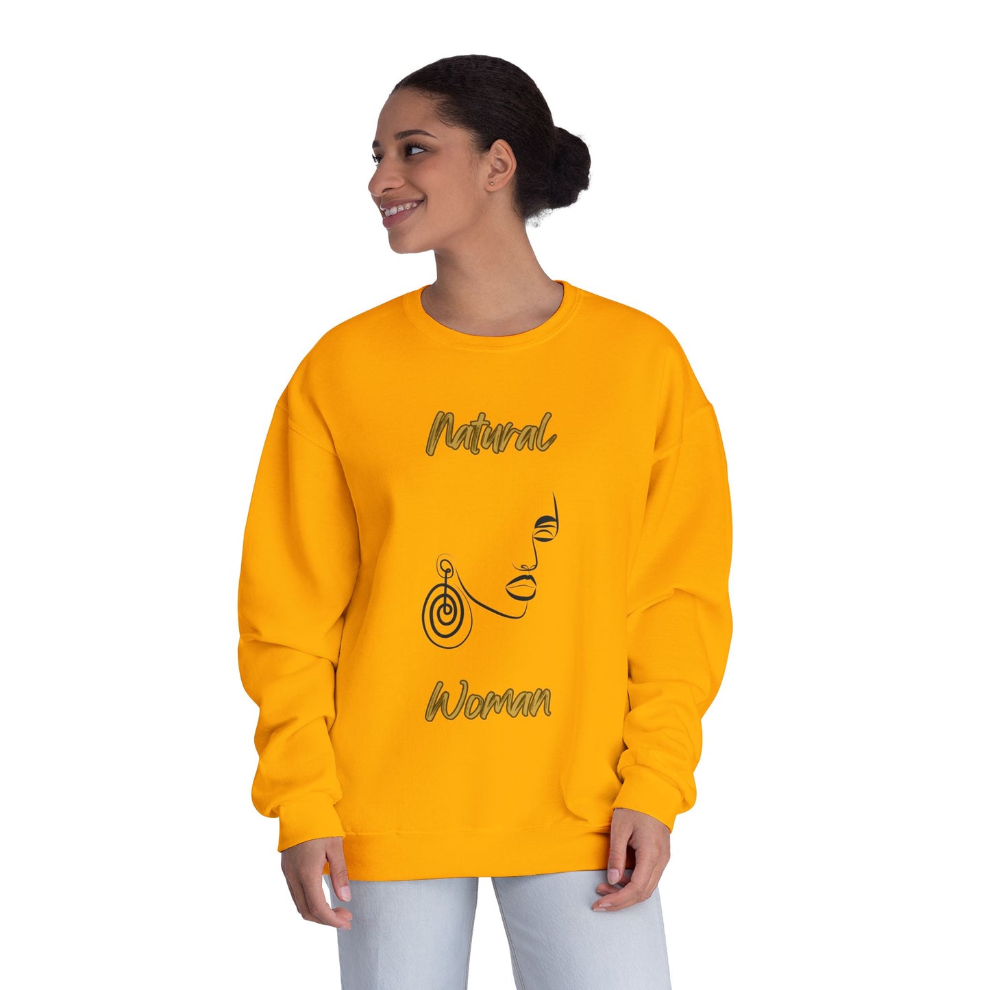Natural Woman Music In My Soul (BL) Crewneck Sweatshirt