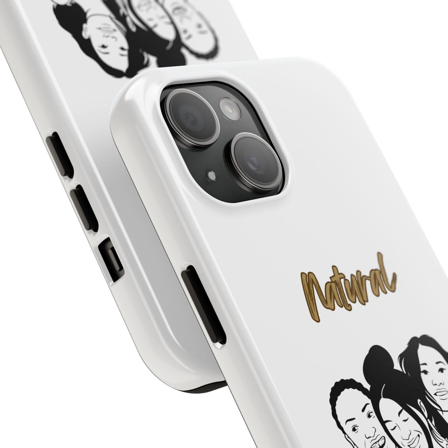 Natural Women Laughing Friends (BL)Tough Phone Cases WHITE