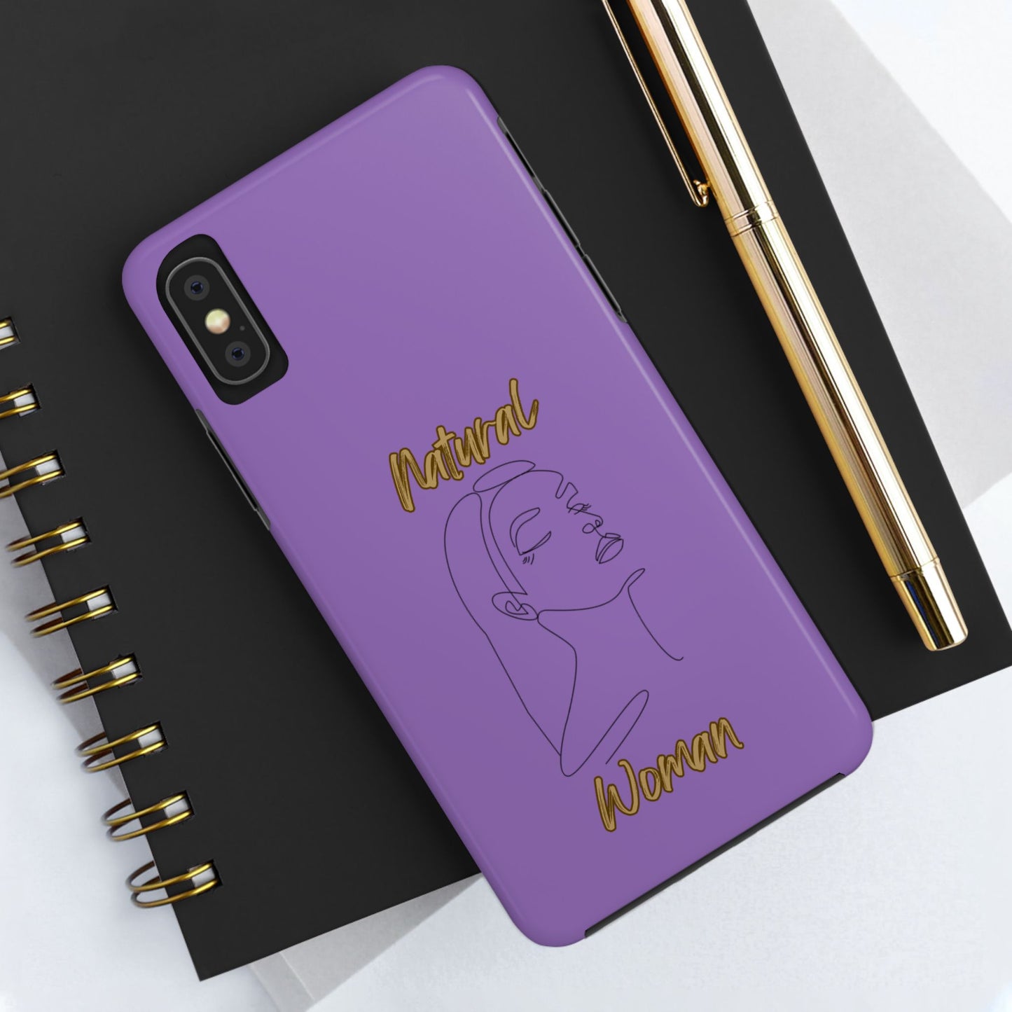 Natural Woman Calm (BL) Tough Phone Cases LIGHT PURPLE