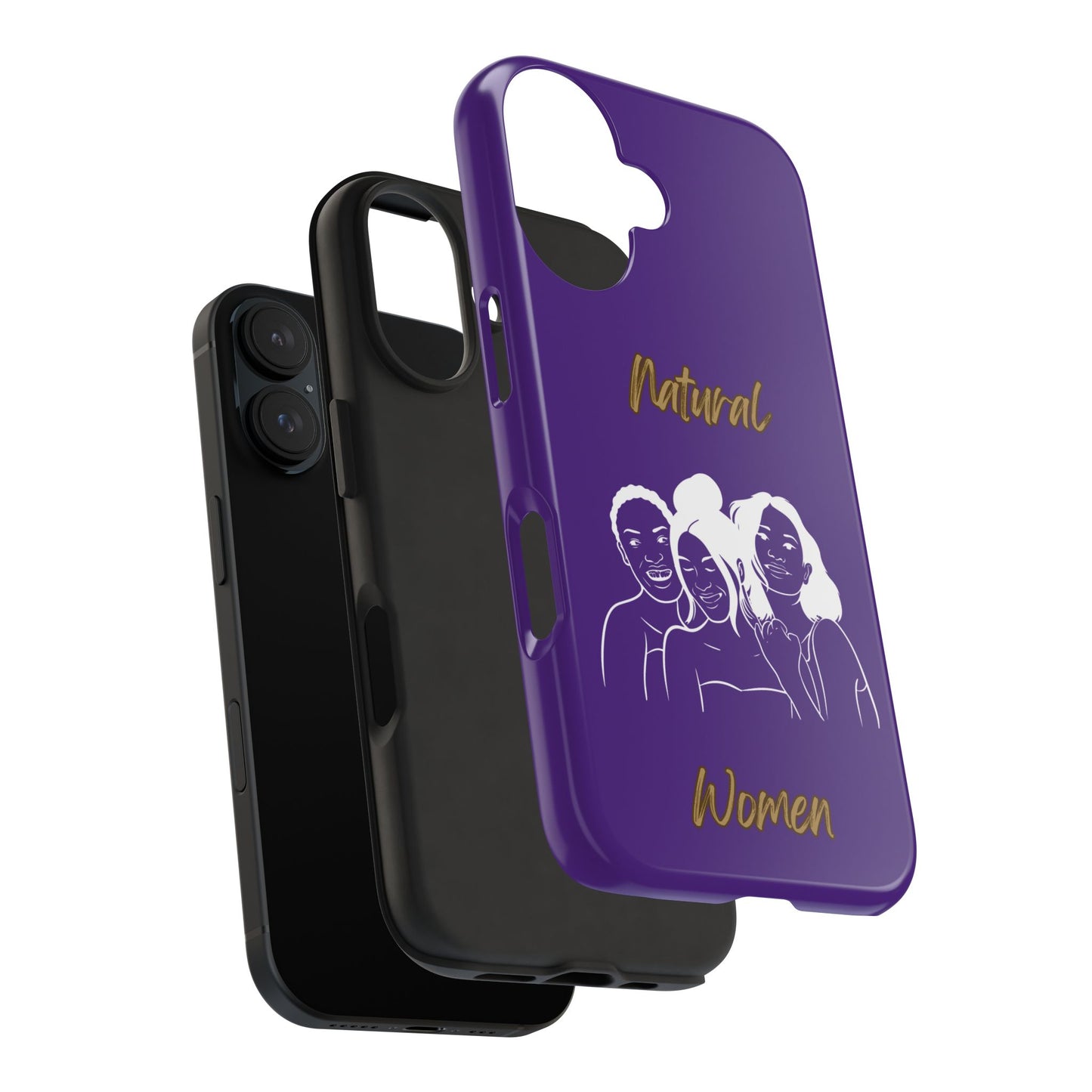 Natural Women Laughing Friends (WL)Tough Phone Cases PURPLE