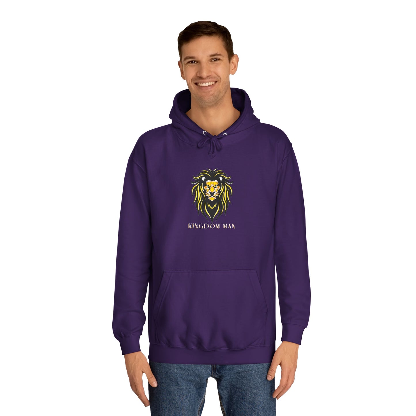 Kingdom Man (White/Gold) Hoodies