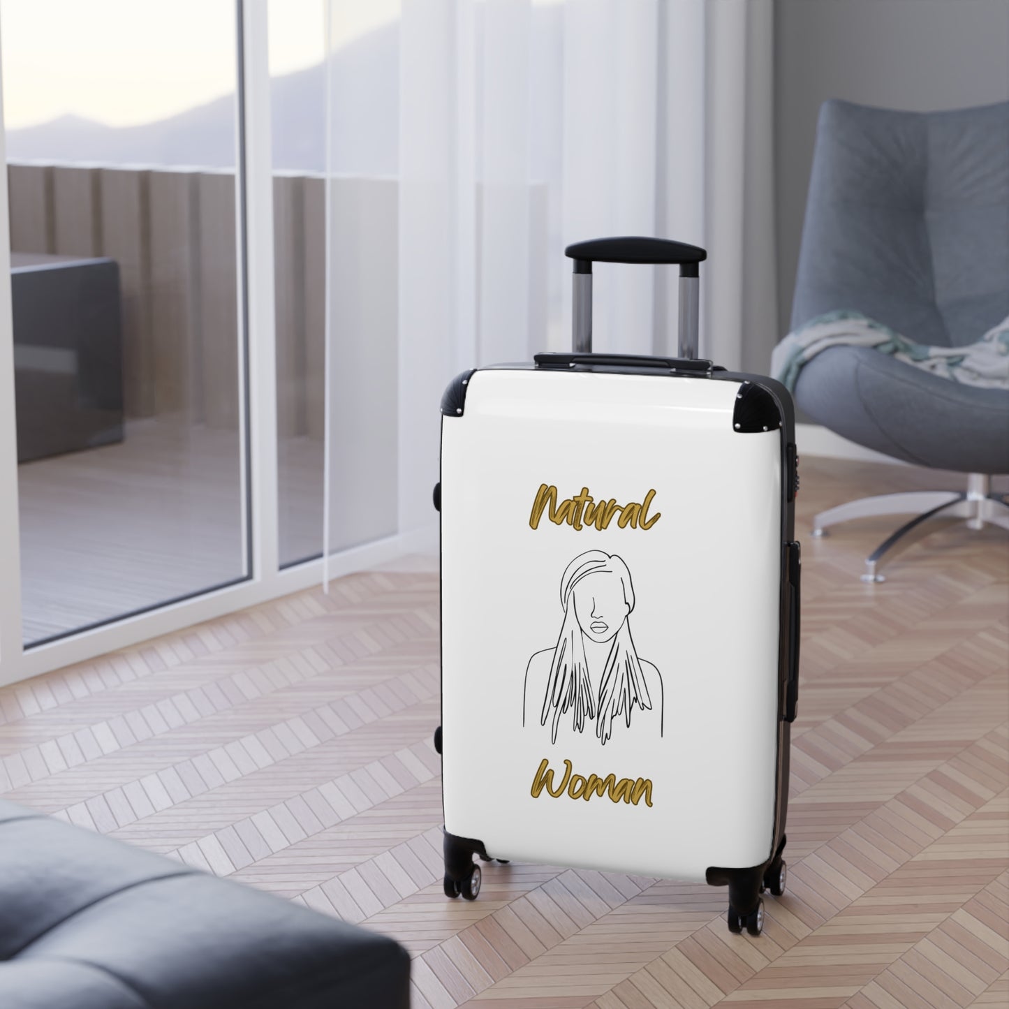 Natural Woman Content (BL) Suitcase WHITE