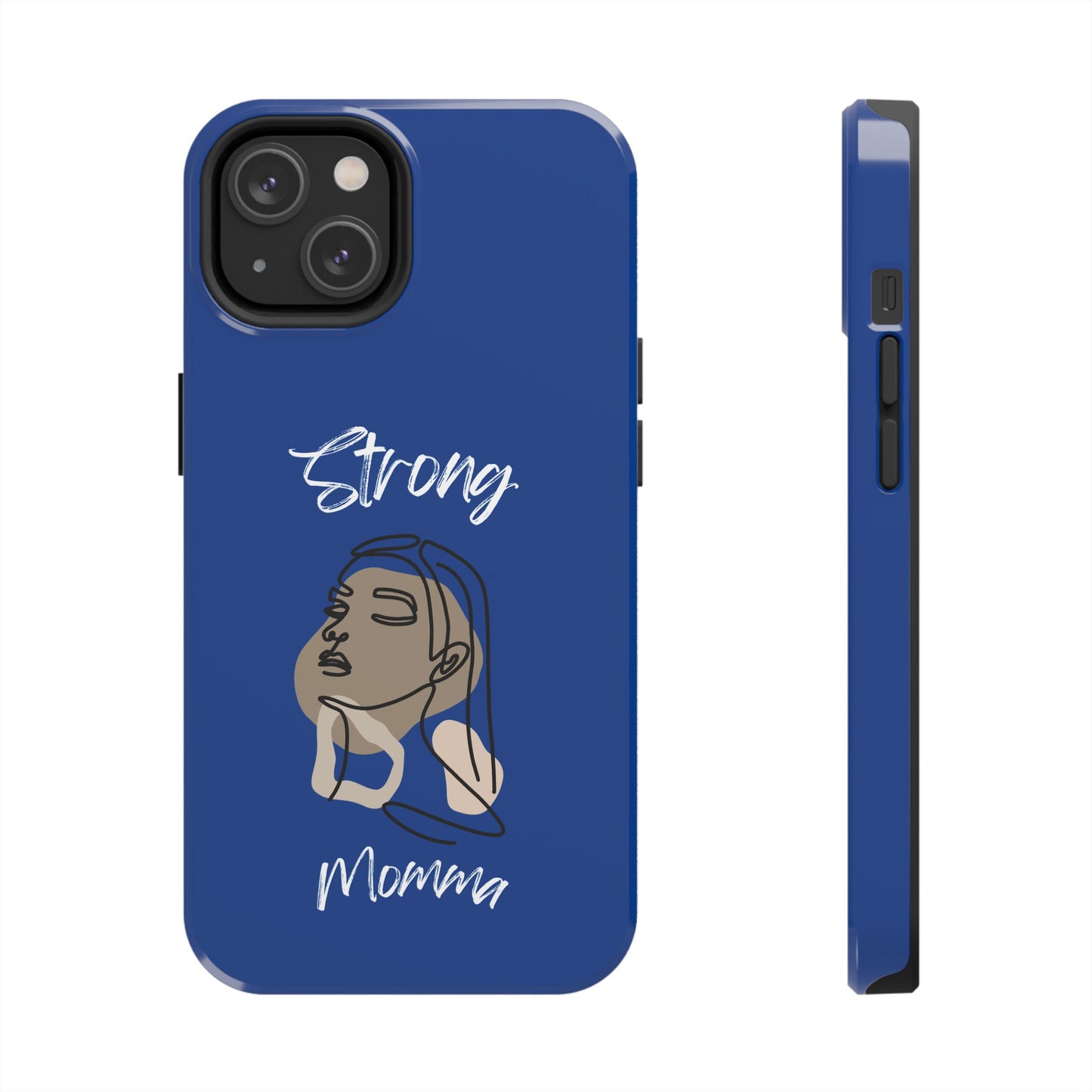 Strong Momma (WL) Tough Phone Cases DARK BLUE