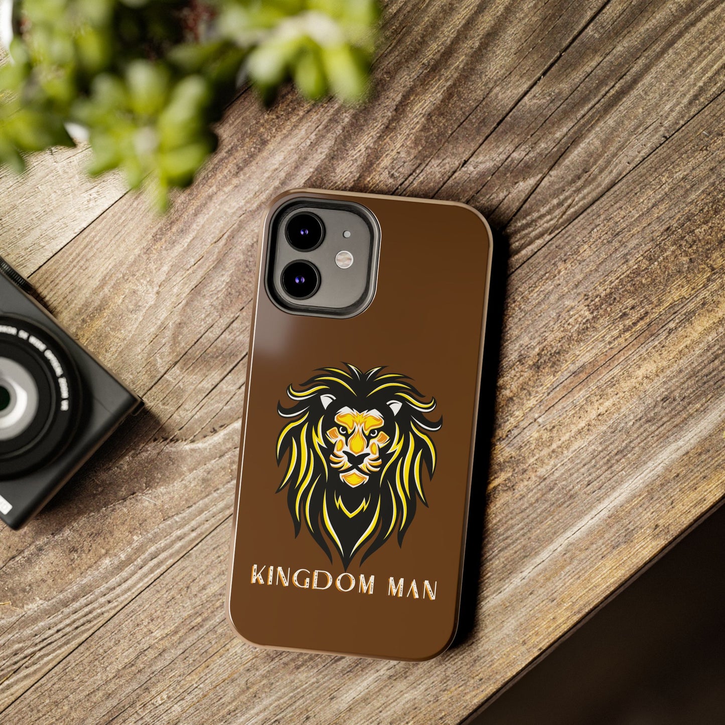 Kingdom Man (White-Gold Label) Tough Phone Case BROWN