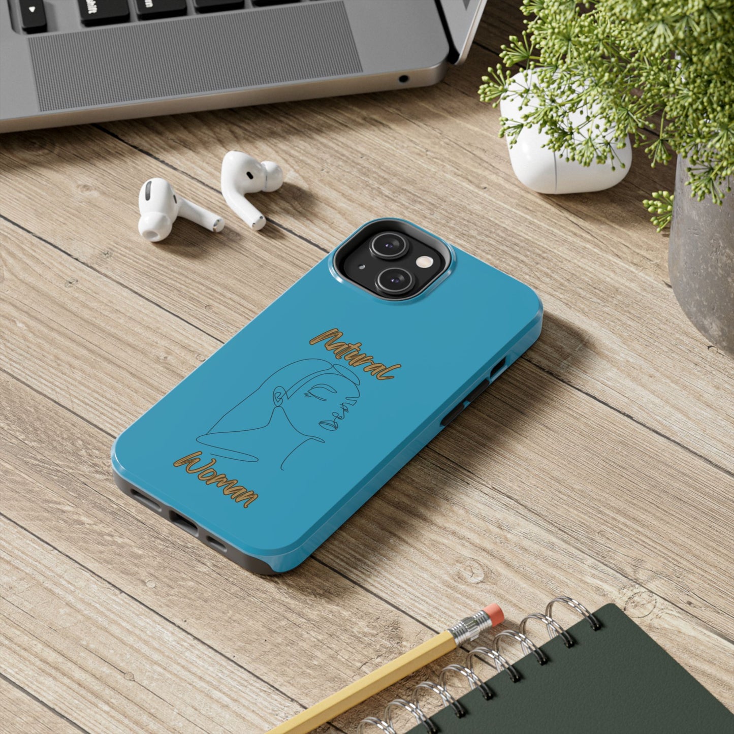 Natural Woman Calm (BL) Tough Phone Cases TURQOISE