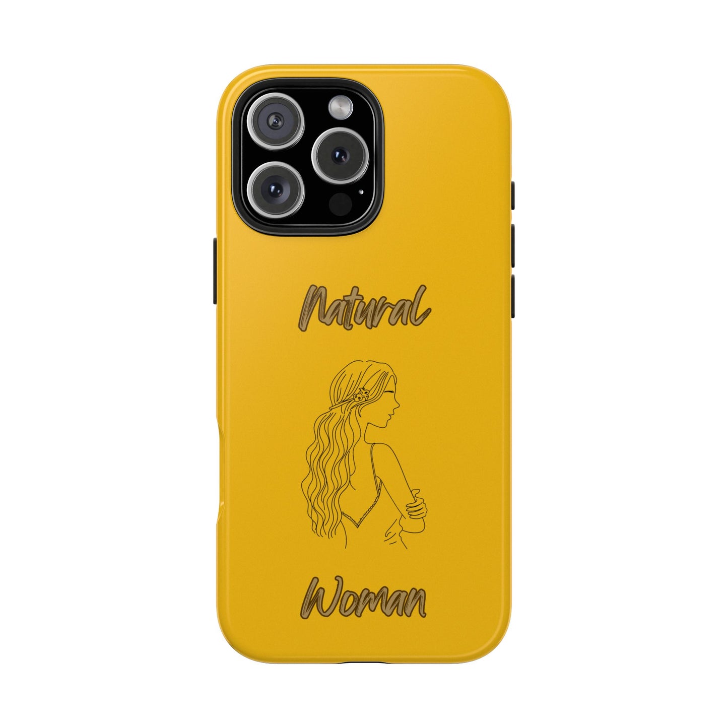 Natural Woman Young Woman (BL)Tough Phone Cases YELLOW