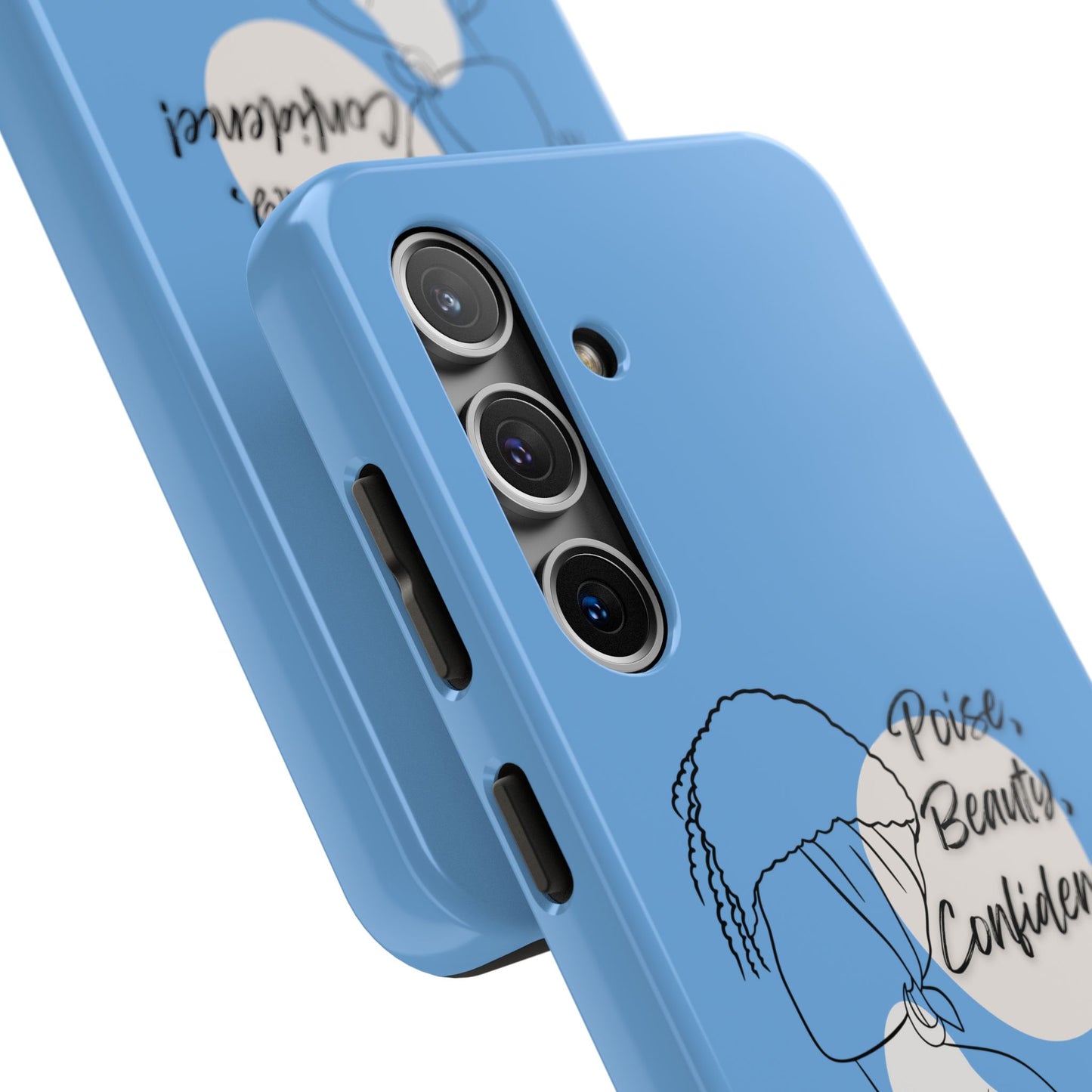 Natural Woman Puff (BL)Tough Phone Cases LIGHT BLUE