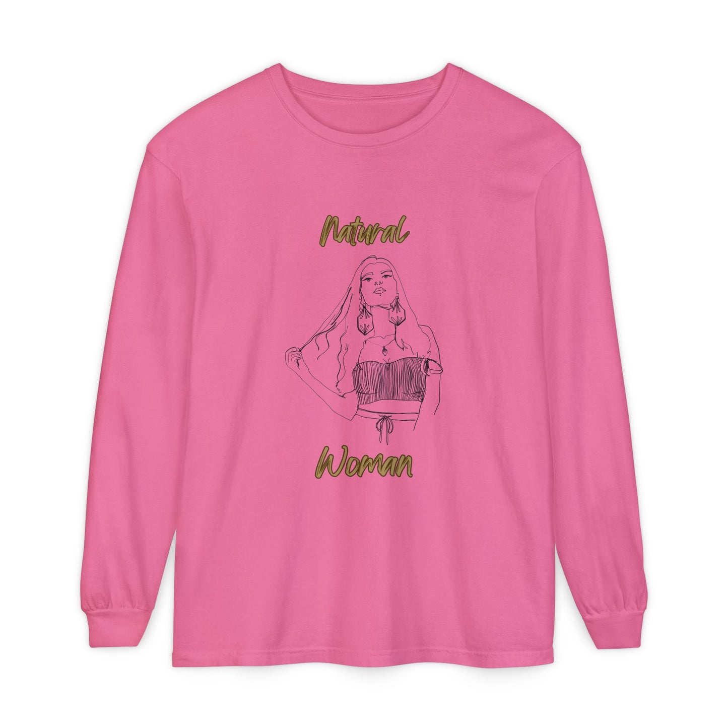 Natural Woman Thinking (BL) Long Sleeve T-Shirt