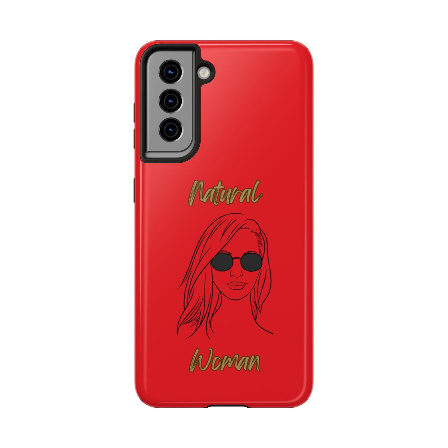 Natural Woman Shades (BL)Tough Phone Cases RED