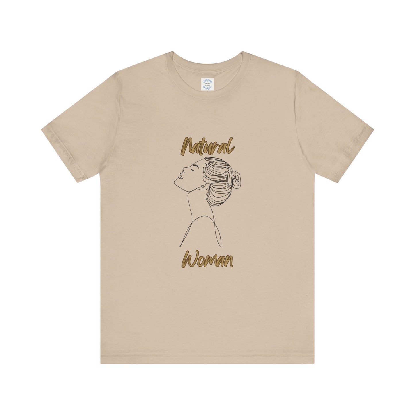 Natural Woman Wet Bun (BL) Short Sleeve T-Shirt