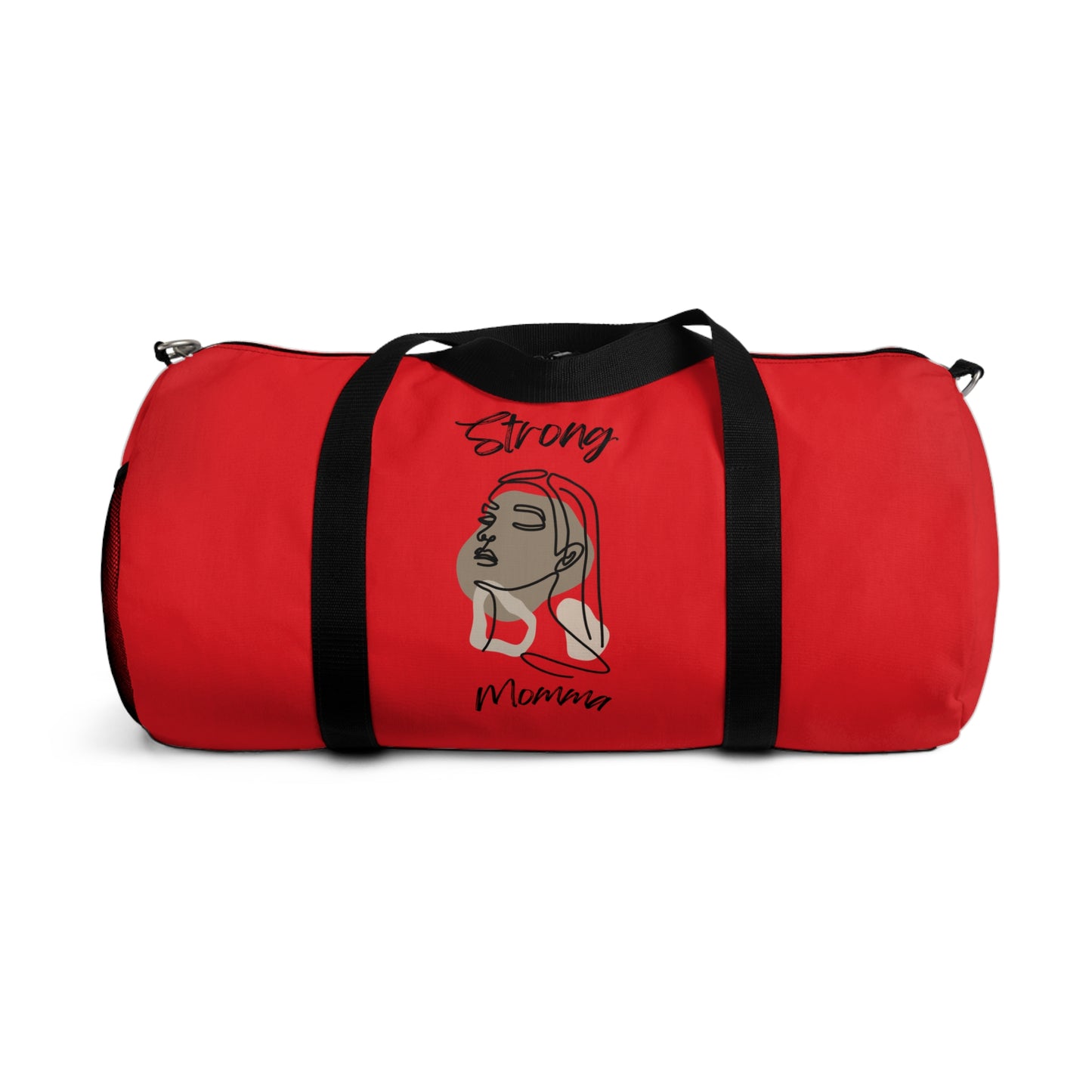 Strong Momma (BL) Duffel Bag RED